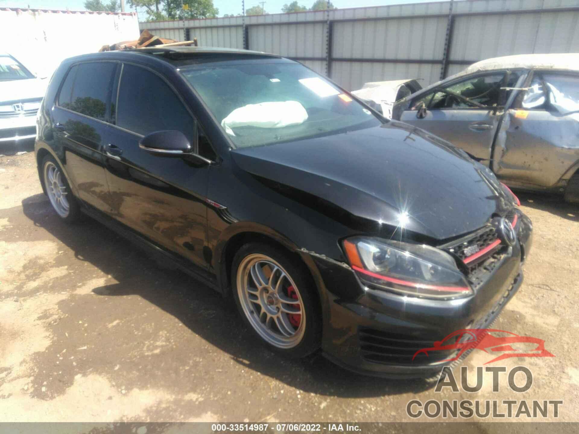 VOLKSWAGEN GOLF GTI 2017 - 3VW447AU1HM071164