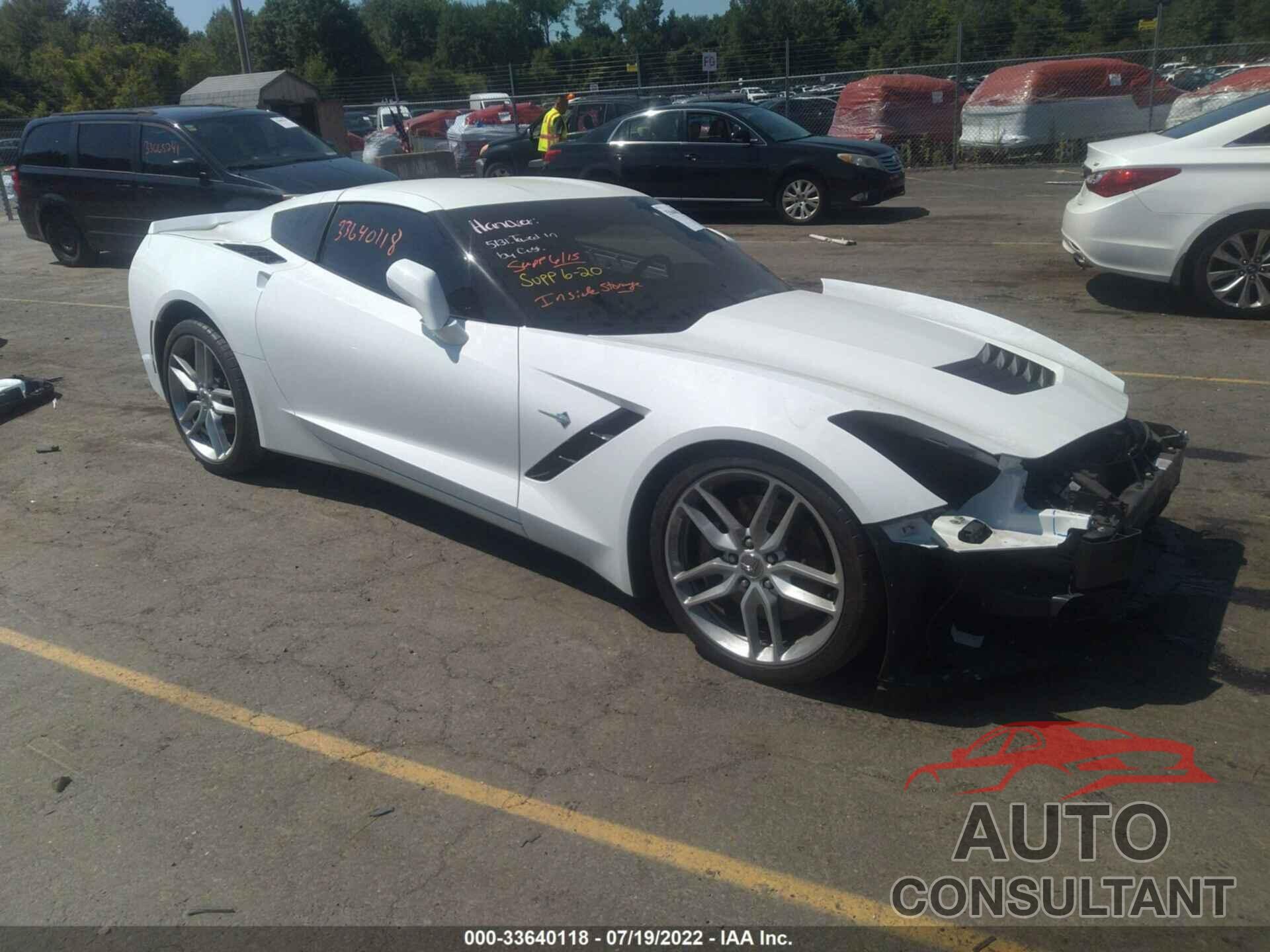 CHEVROLET CORVETTE 2017 - 1G1YG2D70H5107090