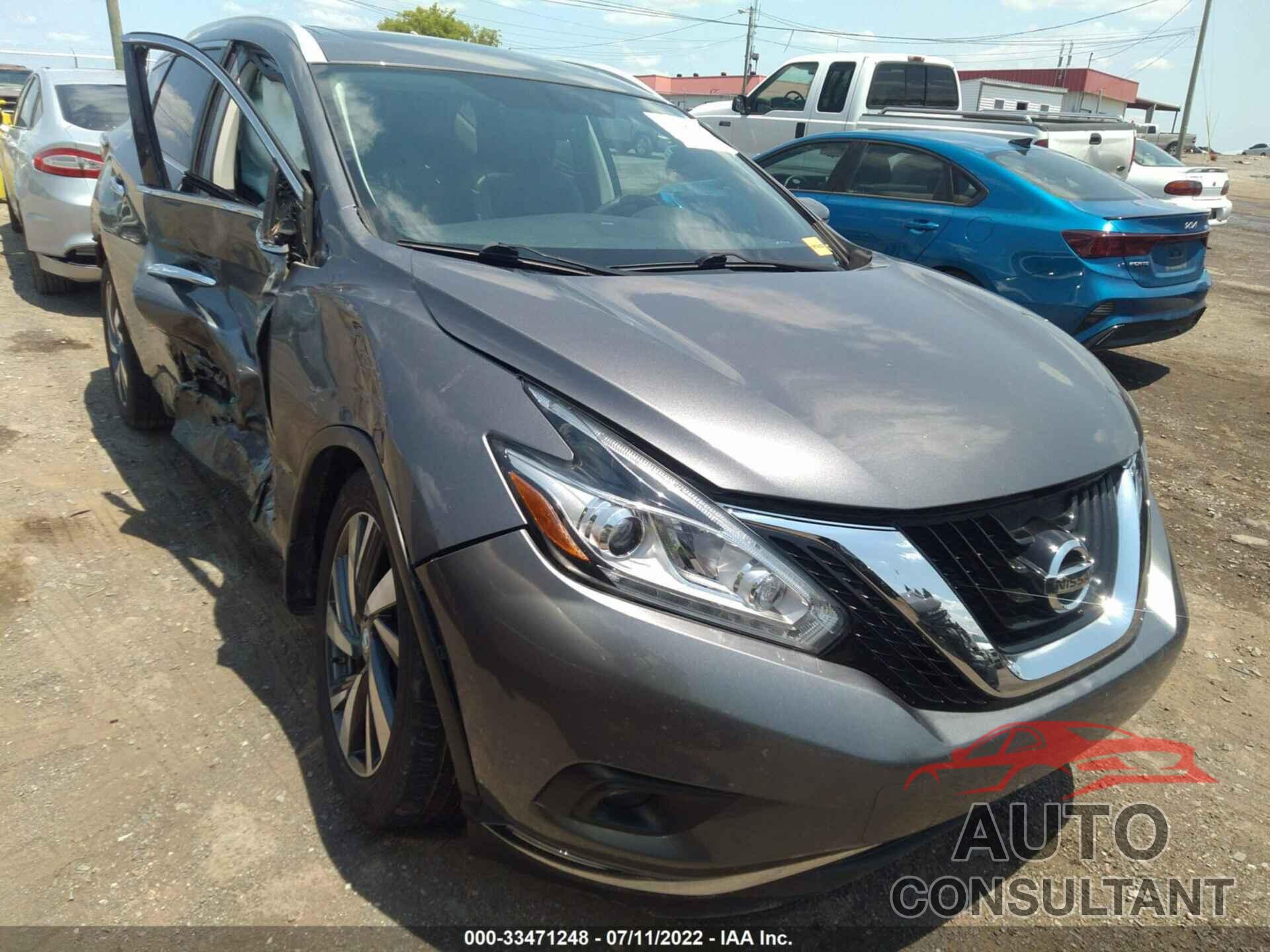 NISSAN MURANO 2015 - 5N1AZ2MG8FN228994