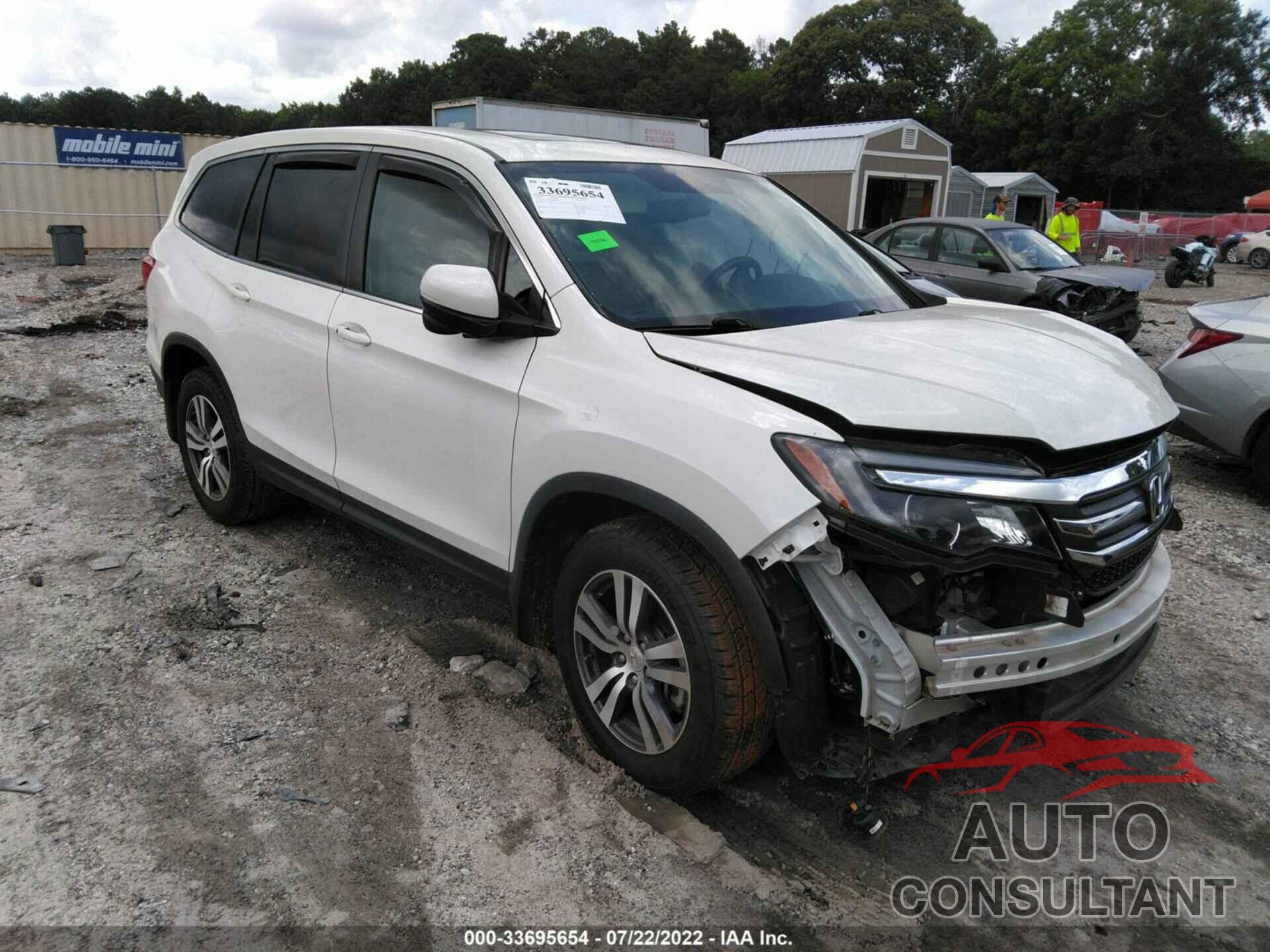 HONDA PILOT 2018 - 5FNYF6H50JB069455