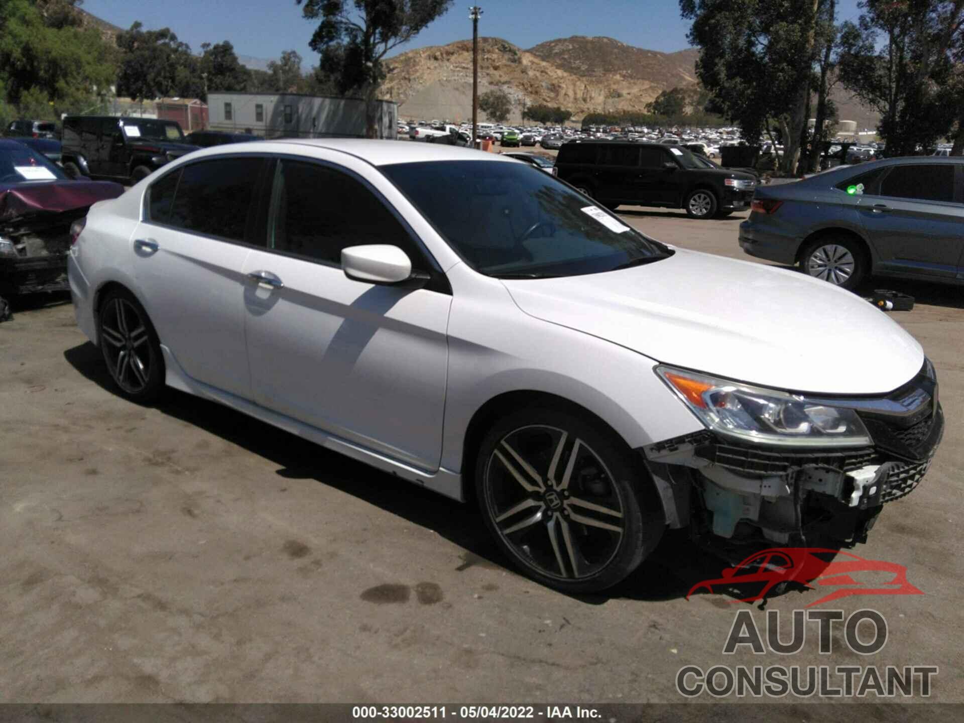 HONDA ACCORD SEDAN 2016 - 1HGCR2F58GA158934