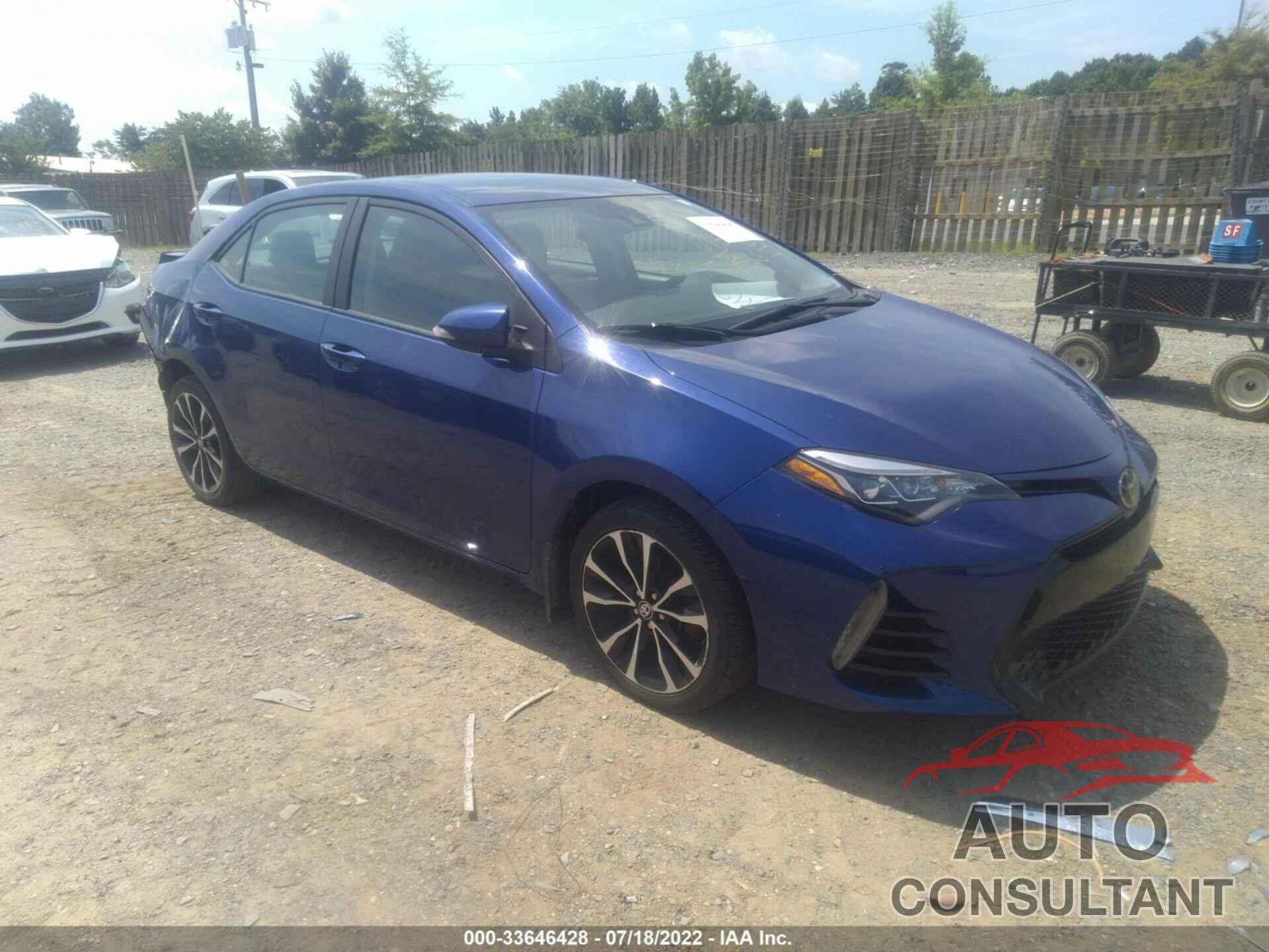 TOYOTA COROLLA 2017 - 2T1BURHE4HC777865