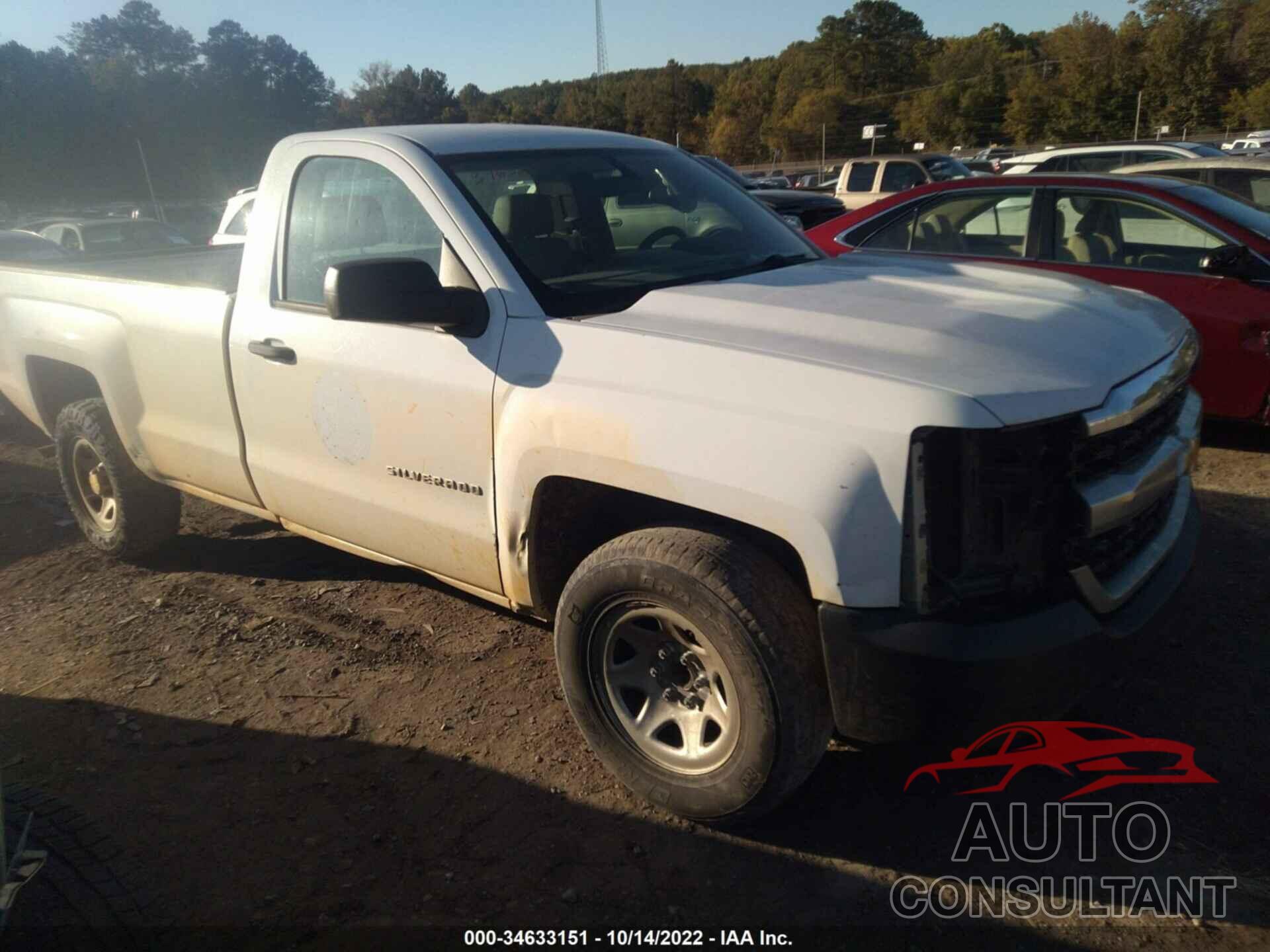 CHEVROLET SILVERADO 1500 2017 - 1GCNCNEC3HZ186895
