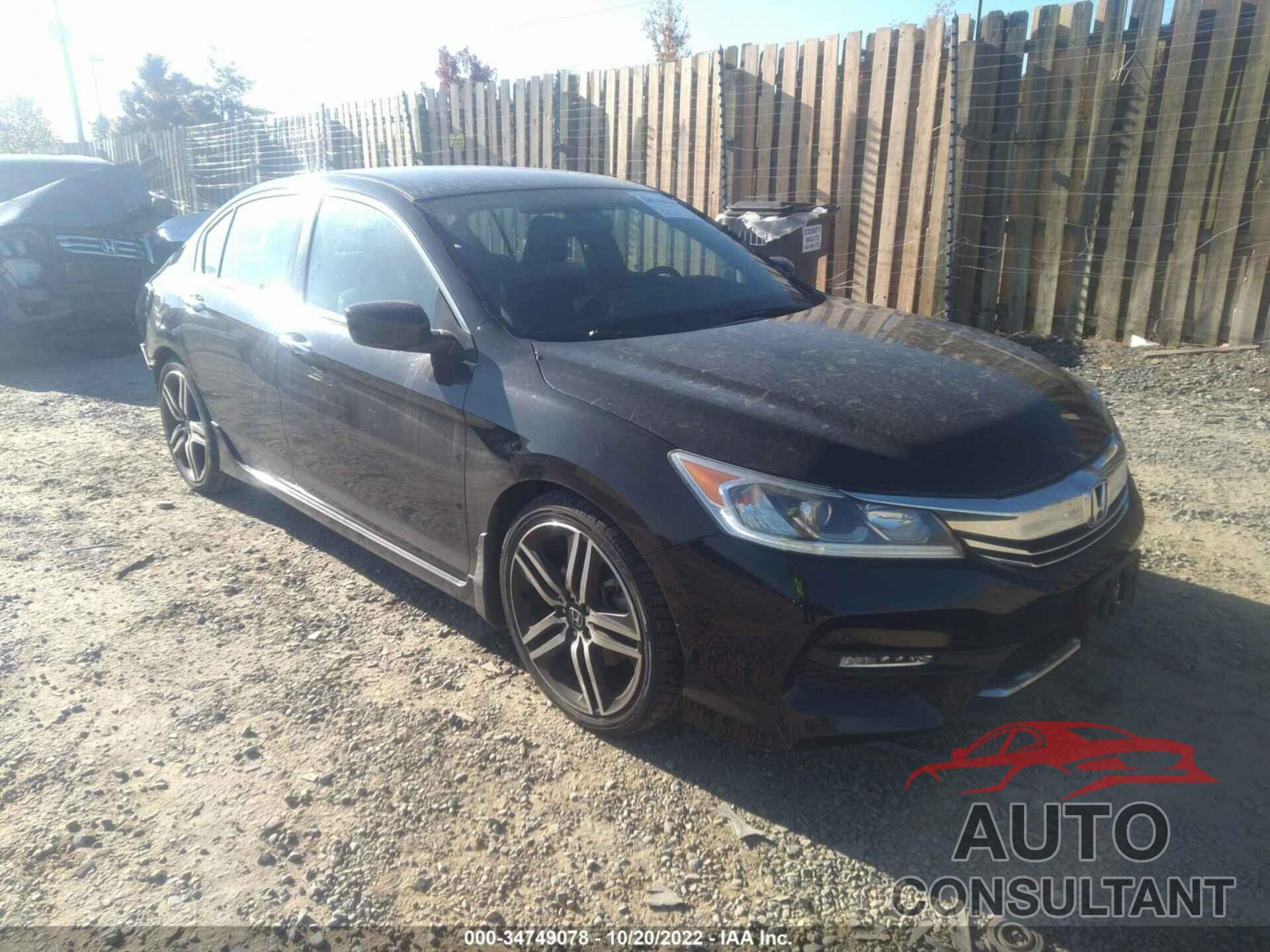 HONDA ACCORD SEDAN 2016 - 1HGCR2F56GA015075