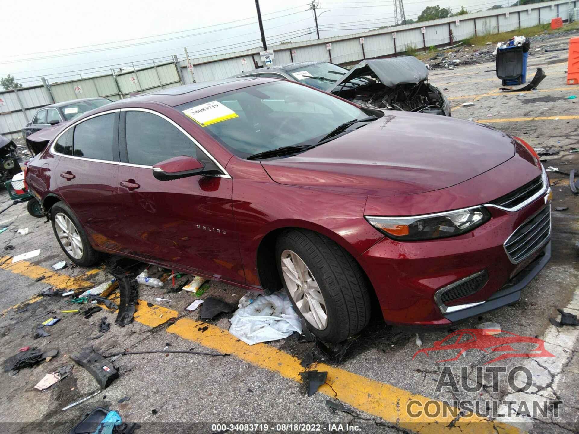 CHEVROLET MALIBU 2016 - 1G1ZE5ST1GF221457
