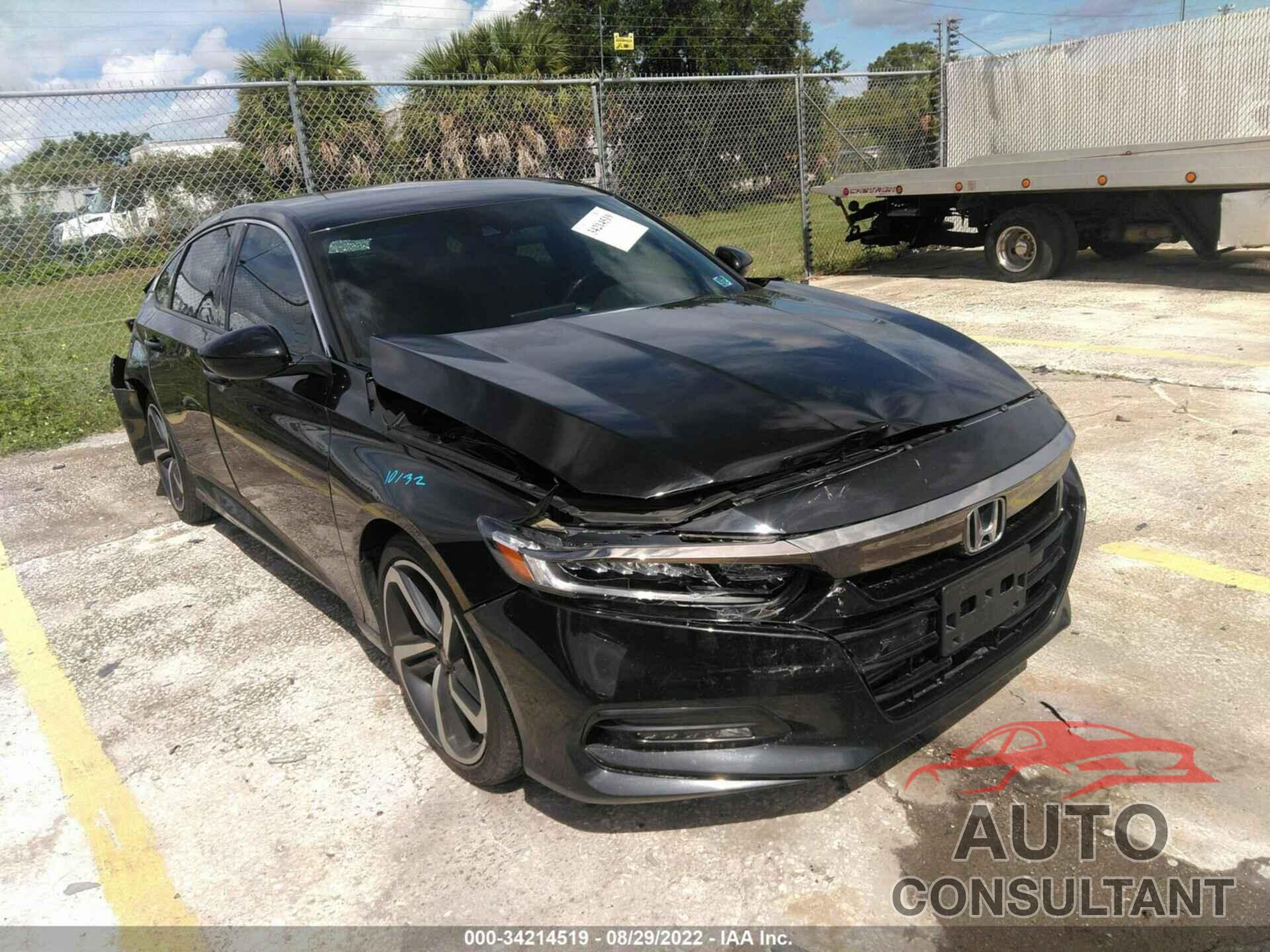 HONDA ACCORD SEDAN 2018 - 1HGCV1F39JA256902