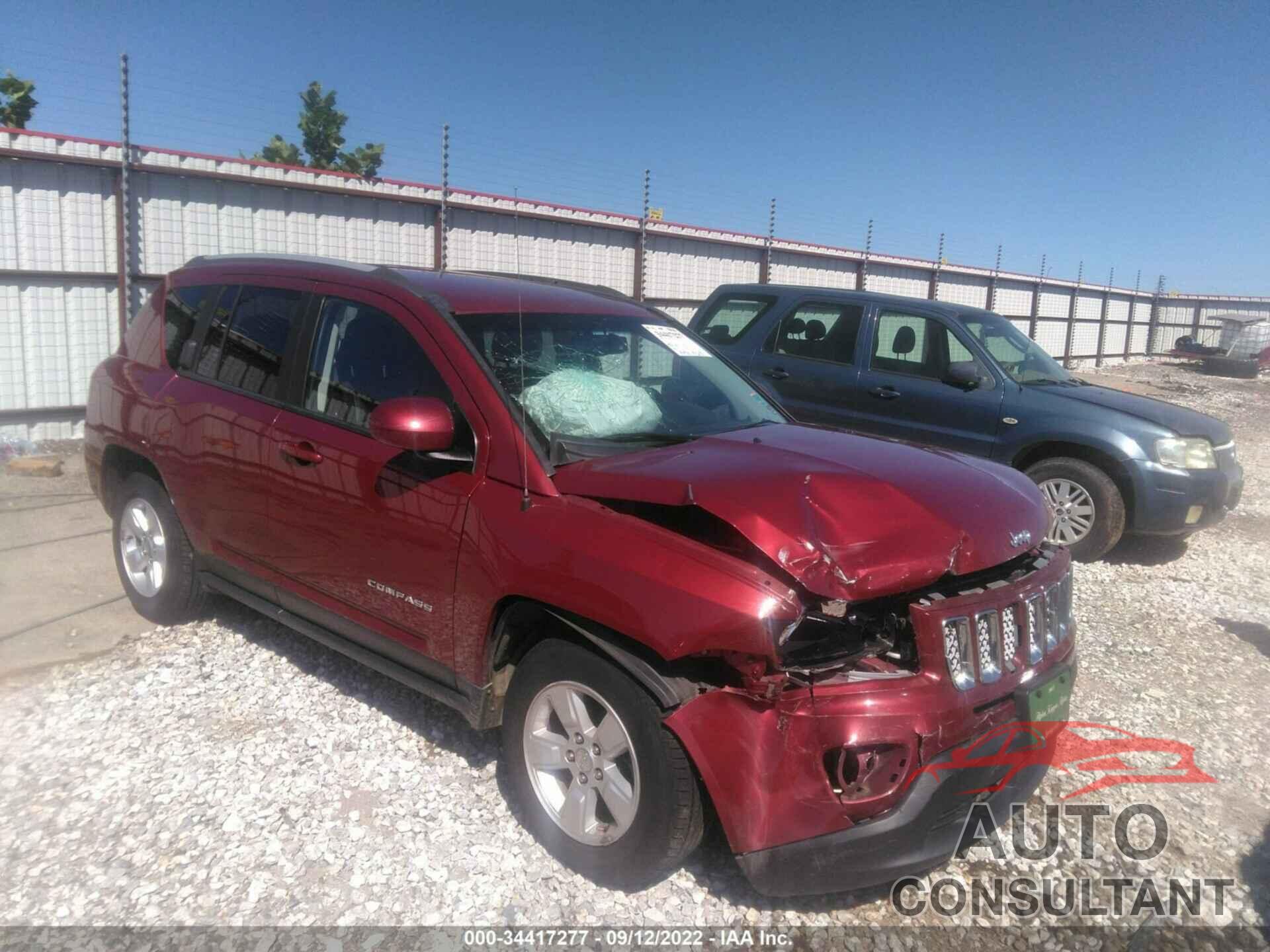JEEP COMPASS 2017 - 1C4NJCEB5HD160443