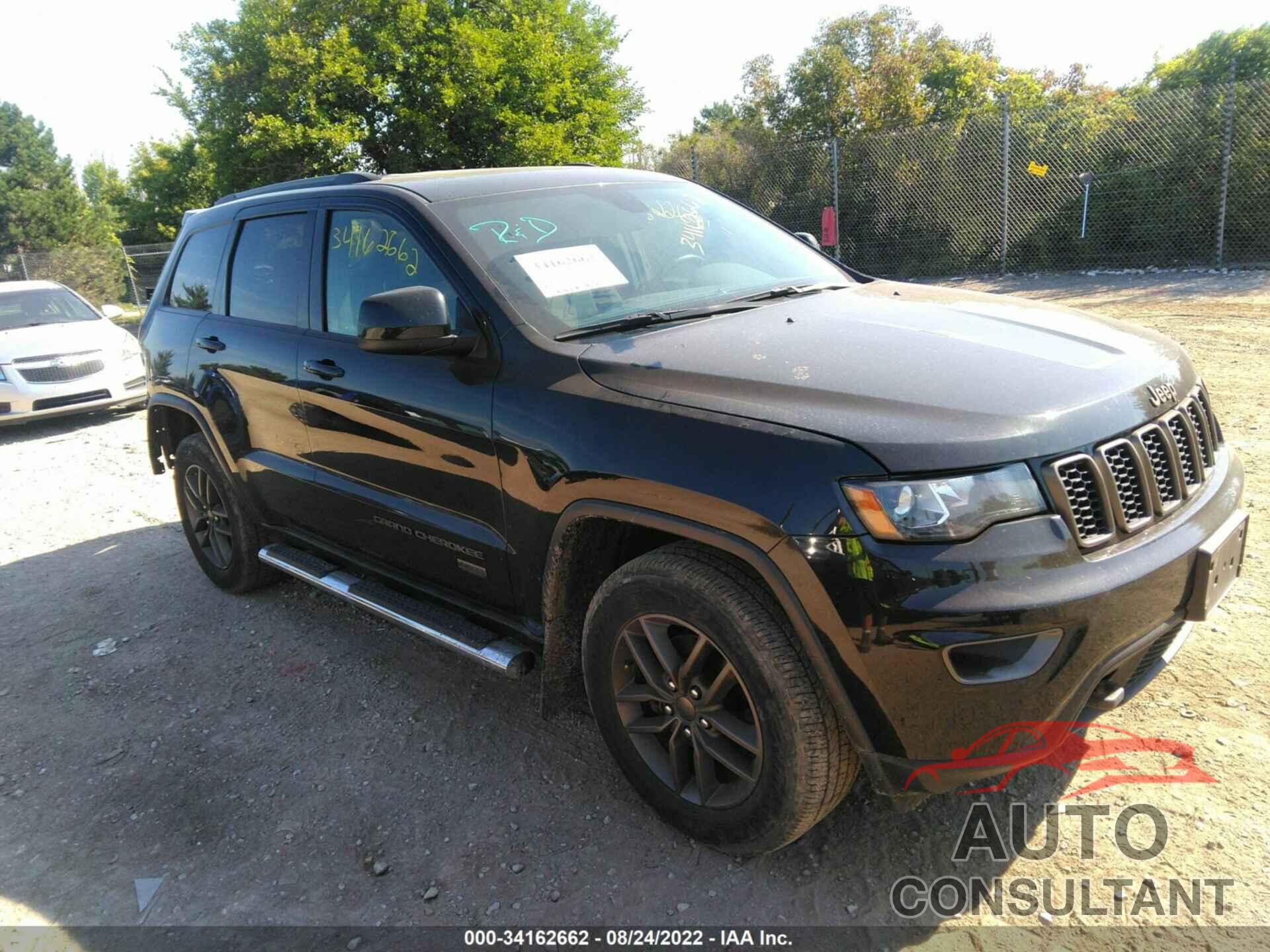 JEEP GRAND CHEROKEE 2016 - 1C4RJFAG6GC328891