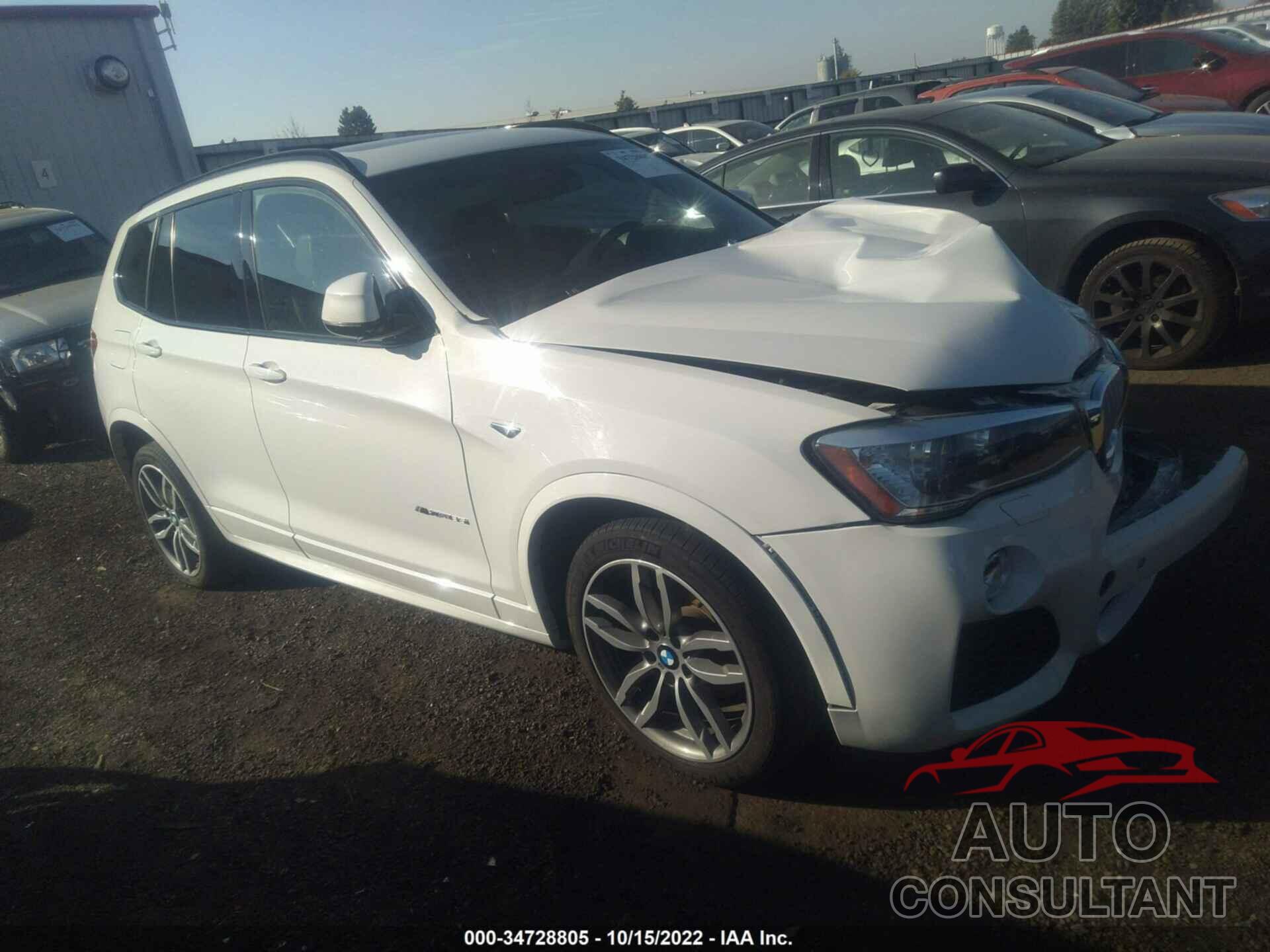 BMW X3 2016 - 5UXWX7C53G0K36799