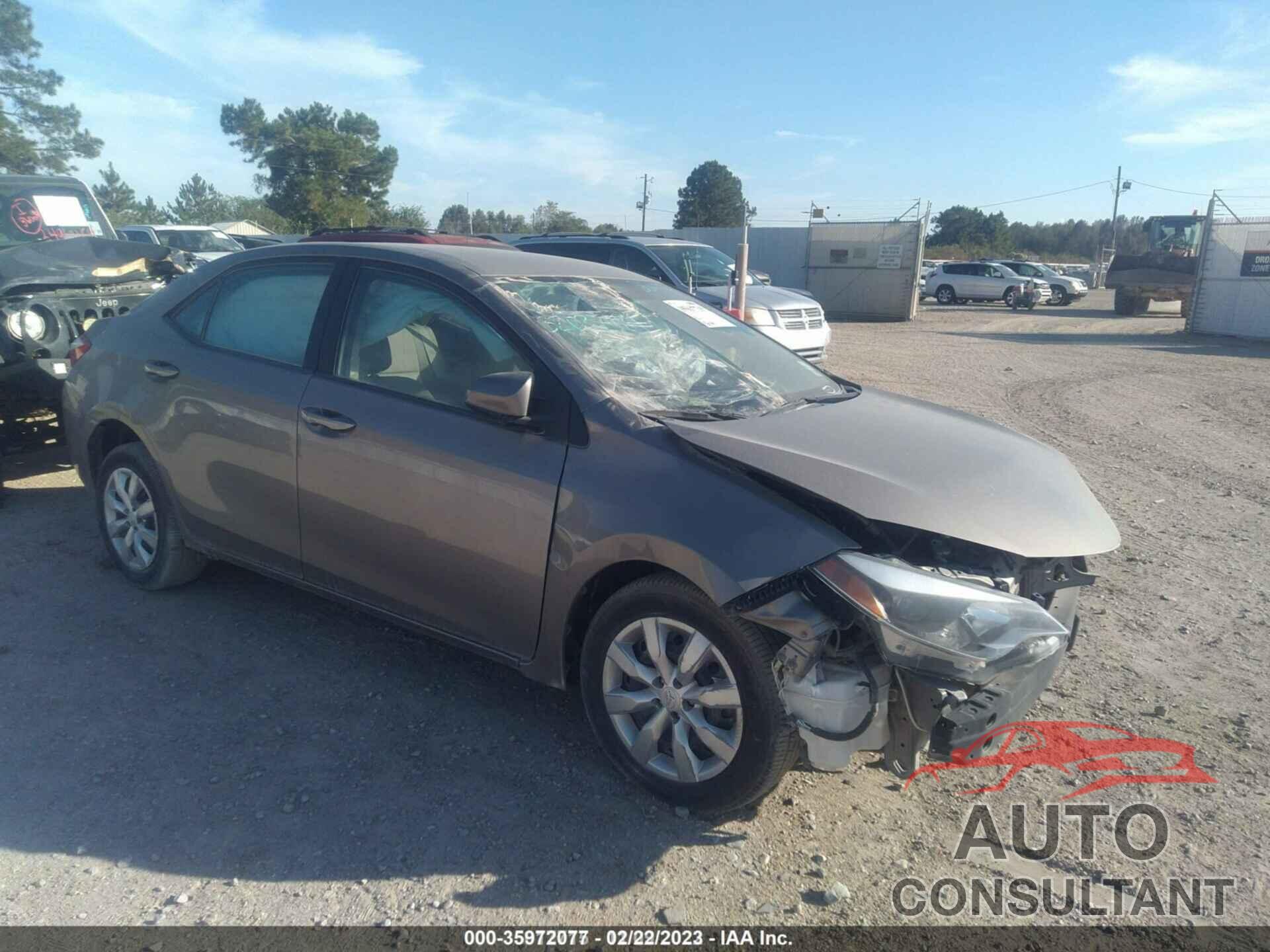 TOYOTA COROLLA 2016 - 5YFBURHE8GP455566