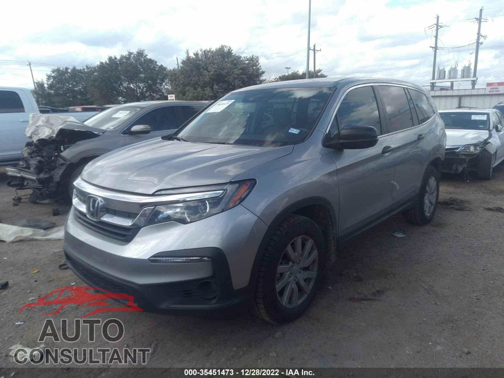 HONDA PILOT 2019 - 5FNYF5H17KB033433