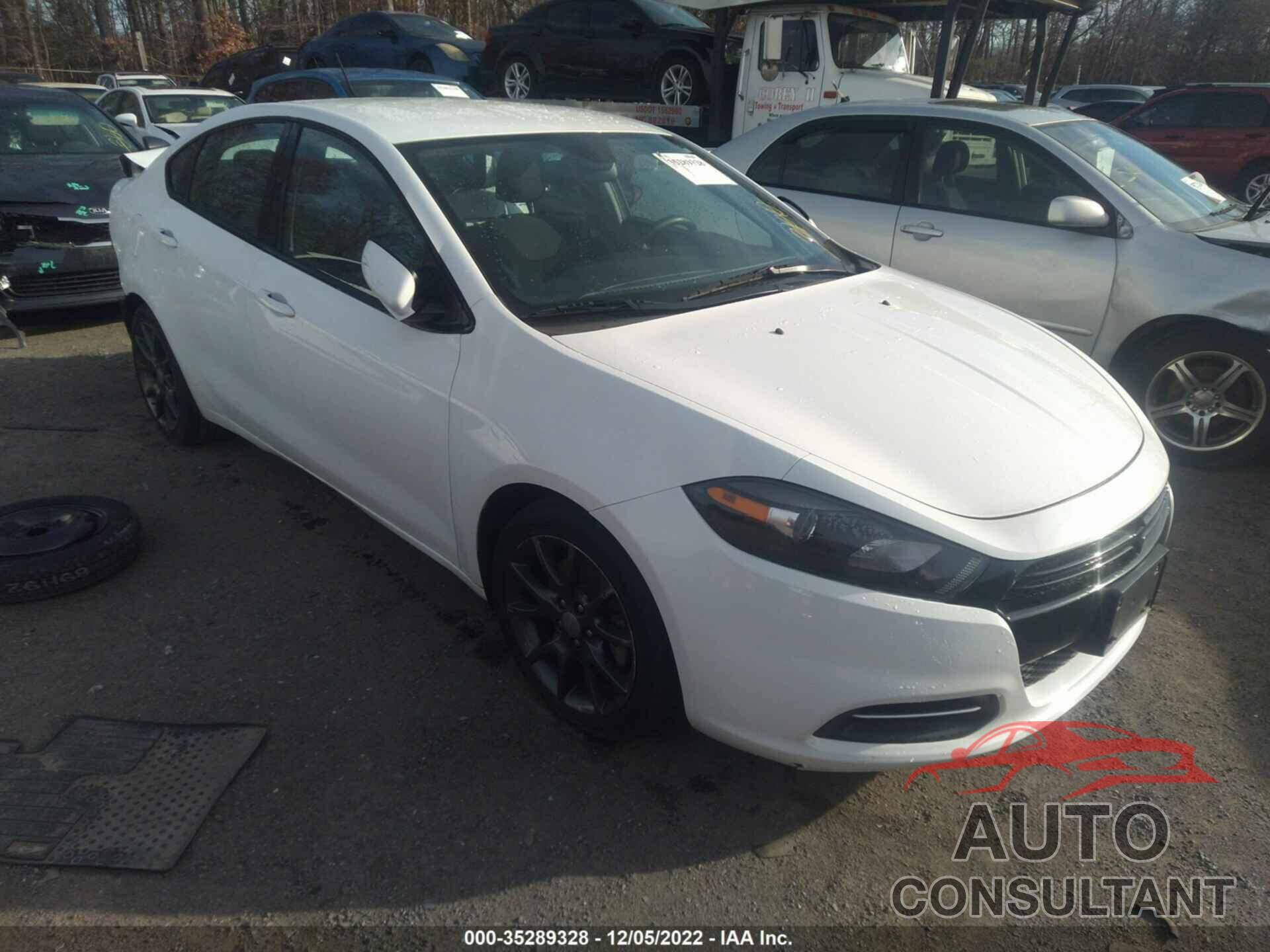 DODGE DART 2016 - 1C3CDFAA6GD530122