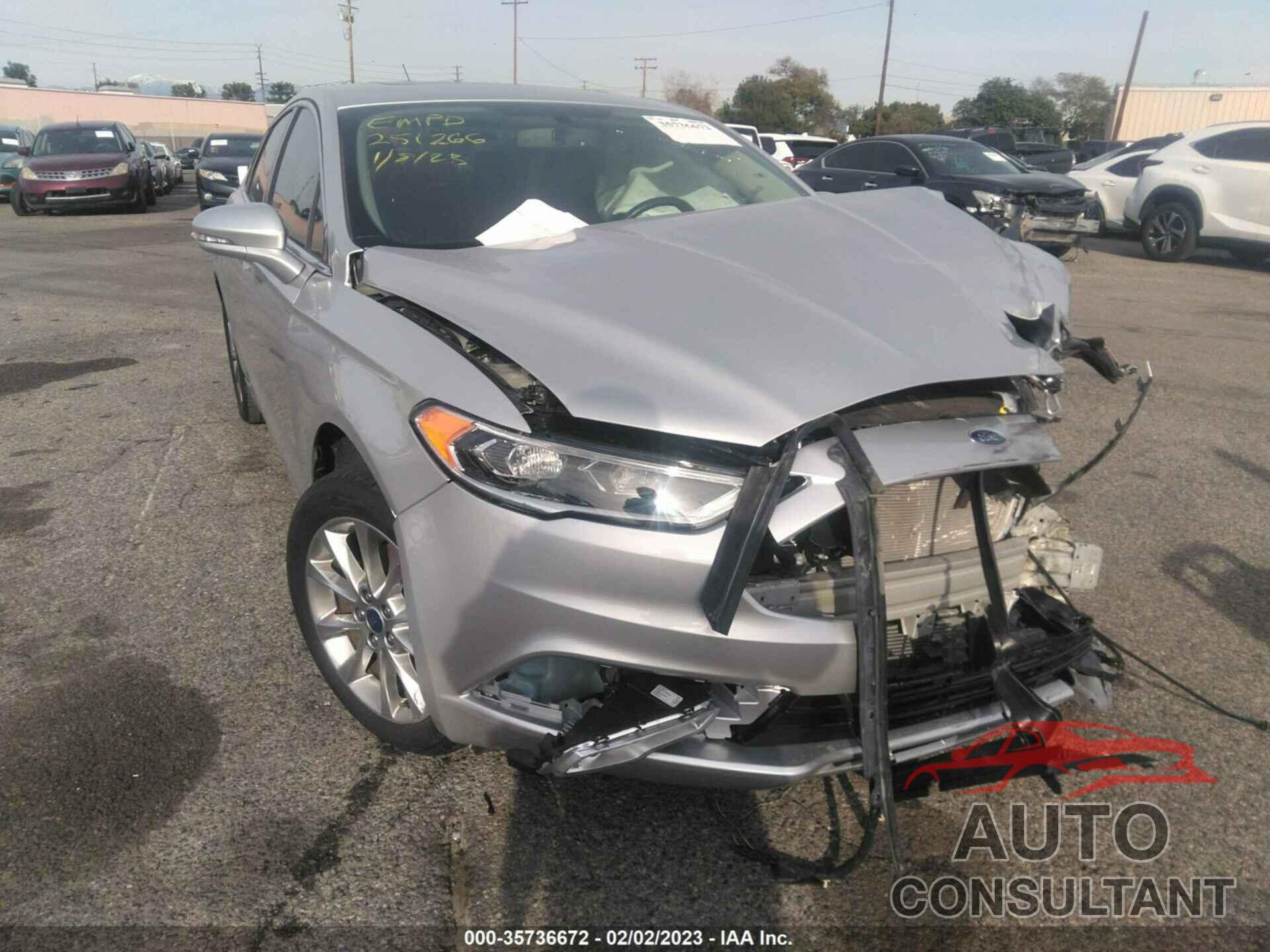 FORD FUSION 2017 - 3FA6P0HD6HR252754