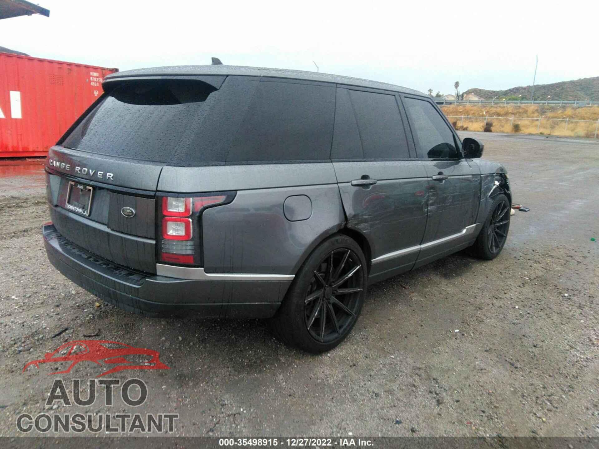 LAND ROVER RANGE ROVER 2016 - SALGS2EF3GA272511