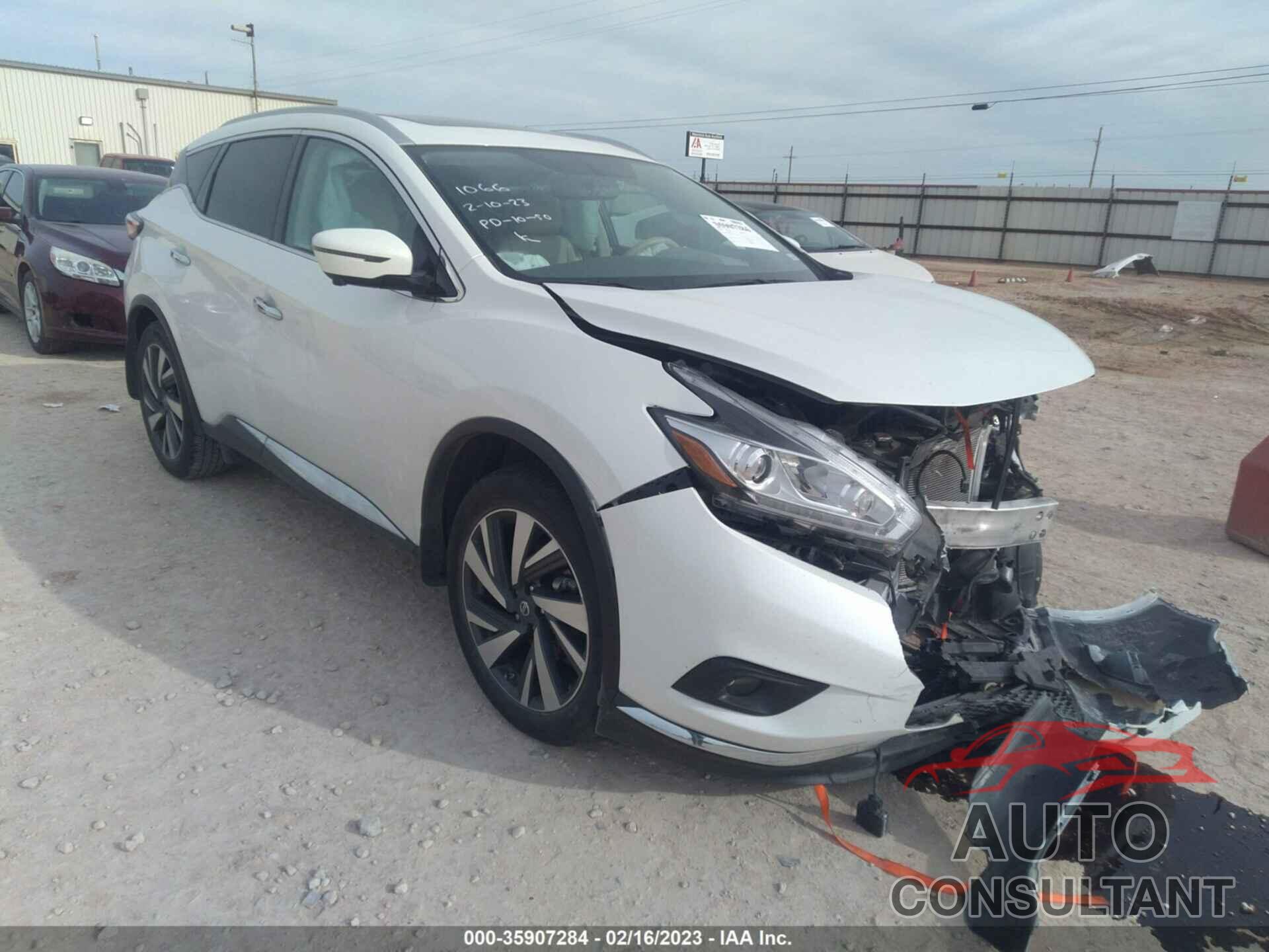 NISSAN MURANO 2016 - 5N1AZ2MG6GN131066