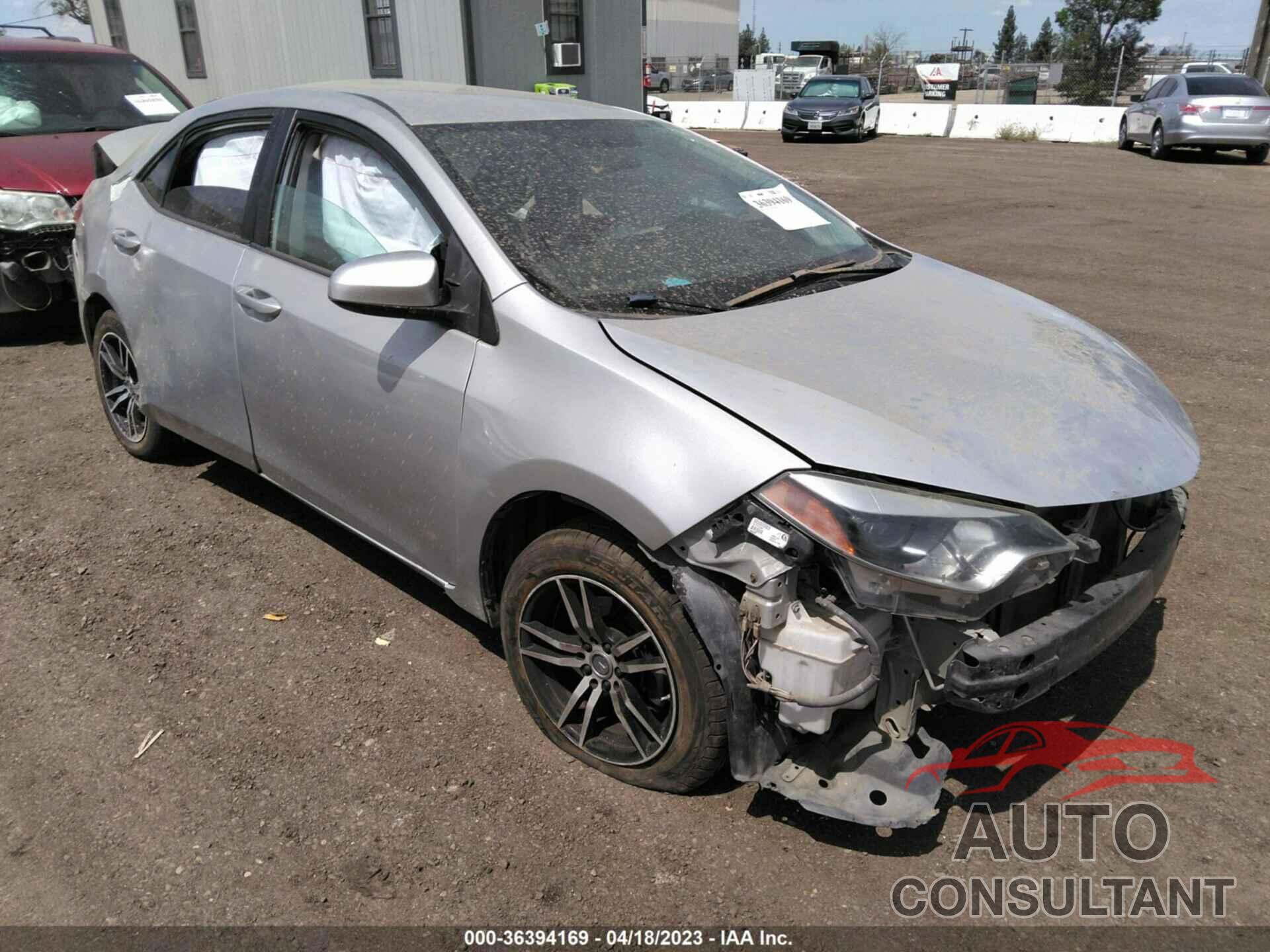 TOYOTA COROLLA 2016 - 5YFBURHE3GP454471