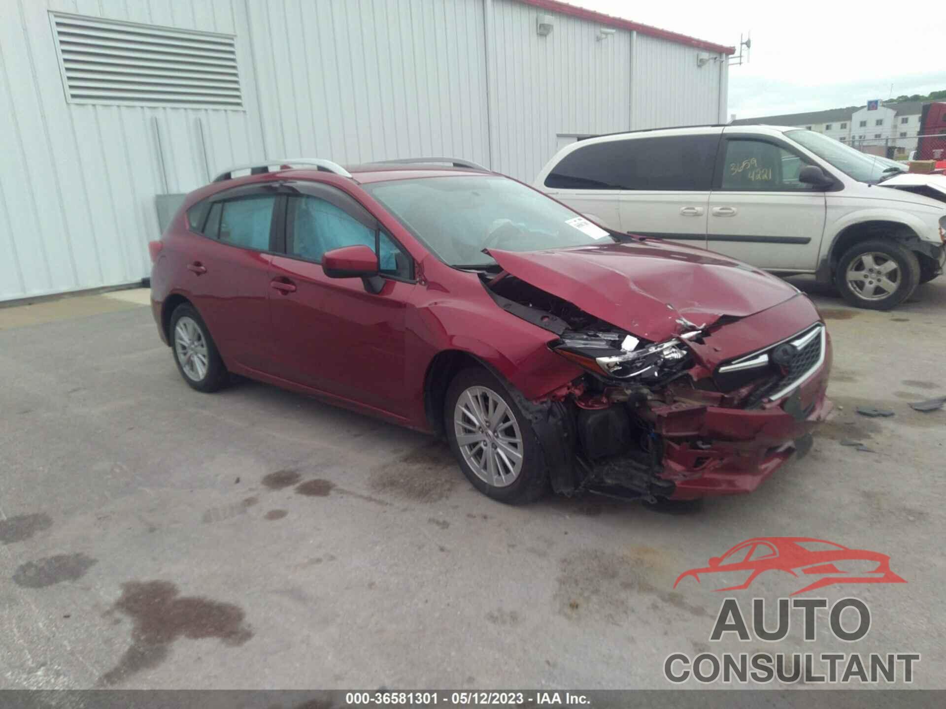 SUBARU IMPREZA 2018 - 4S3GTAB69J3752406