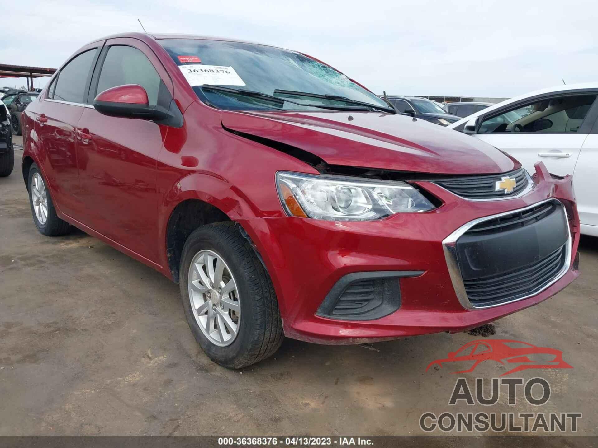 CHEVROLET SONIC 2017 - 1G1JD5SH4H4161036