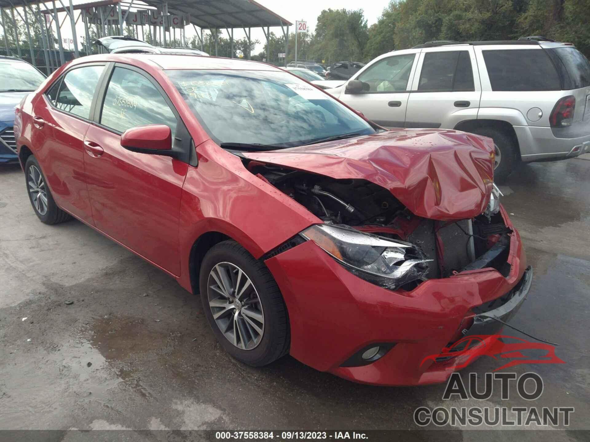 TOYOTA COROLLA 2016 - 2T1BURHE5GC565393