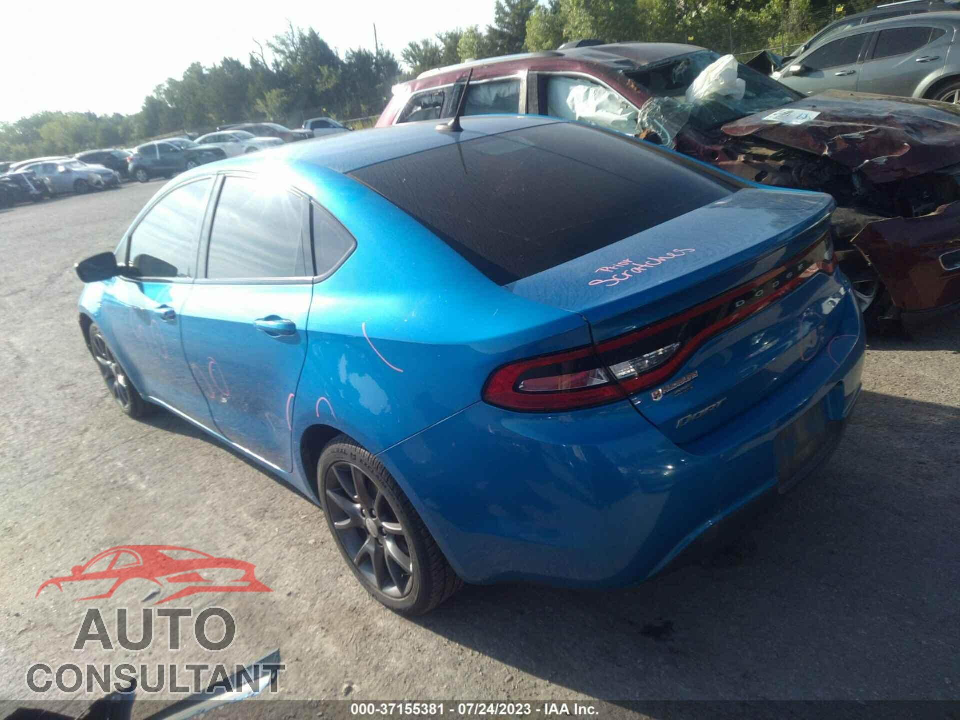 DODGE DART 2016 - 1C3CDFAA5GD736600