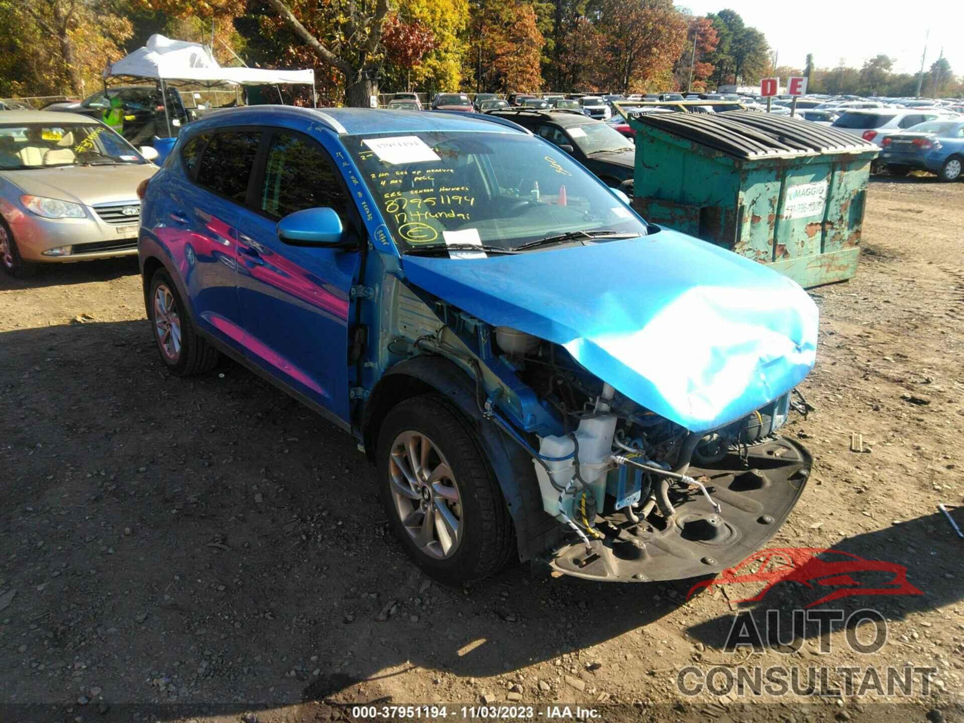 HYUNDAI TUCSON 2017 - KM8J33A42HU464082