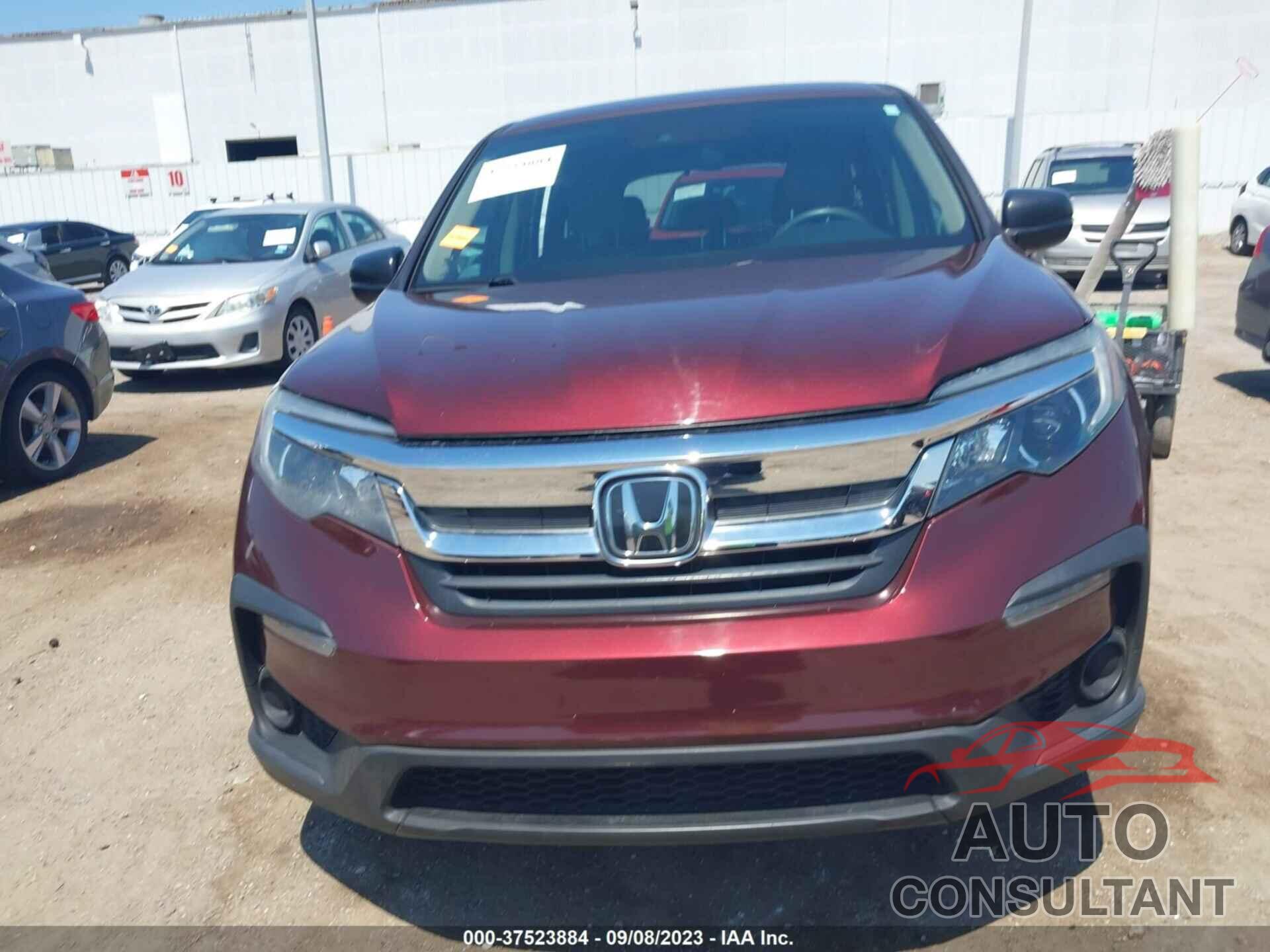 HONDA PILOT 2019 - 5FNYF5H11KB013212