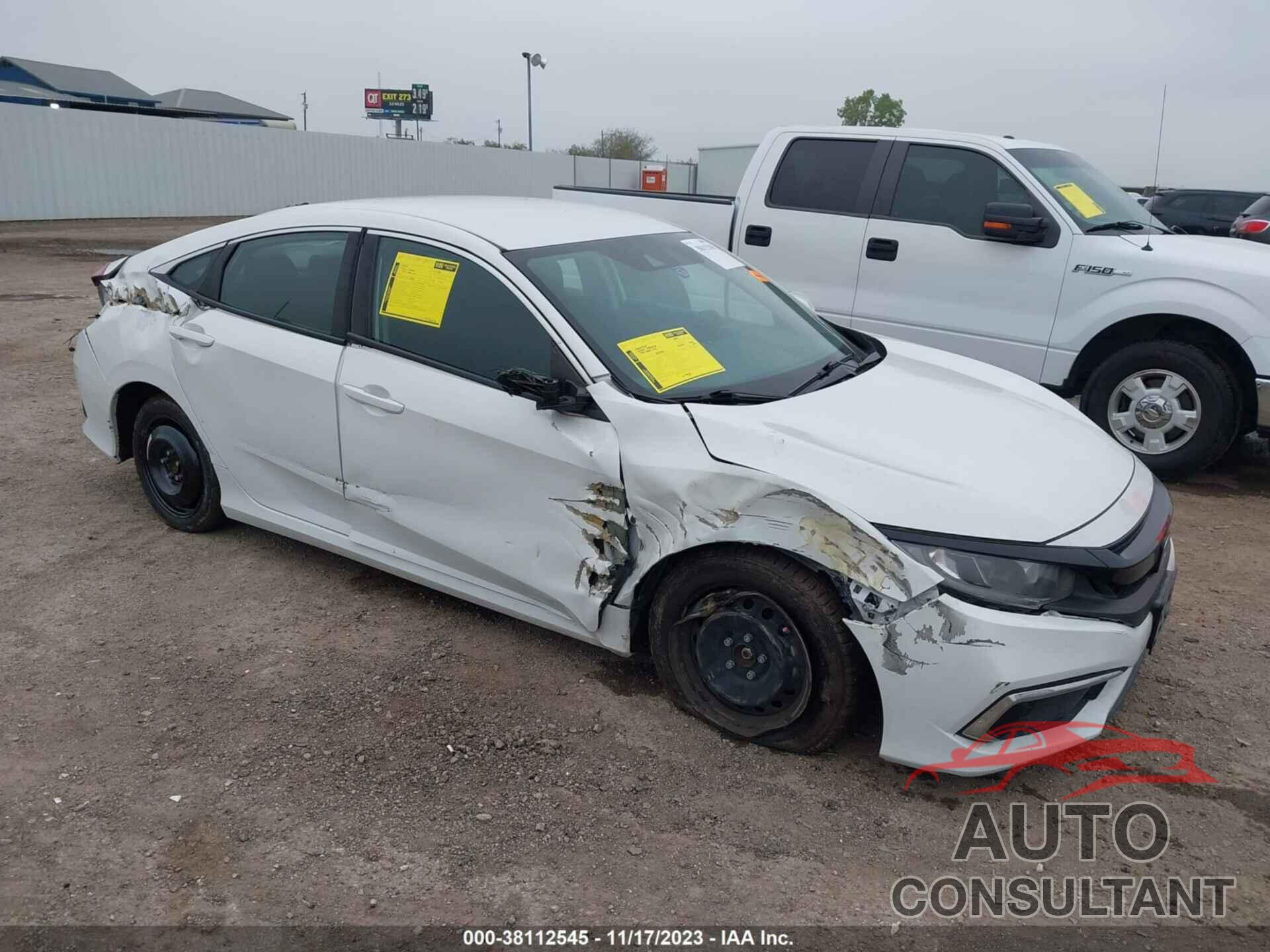 HONDA CIVIC 2019 - 2HGFC2F62KH581803