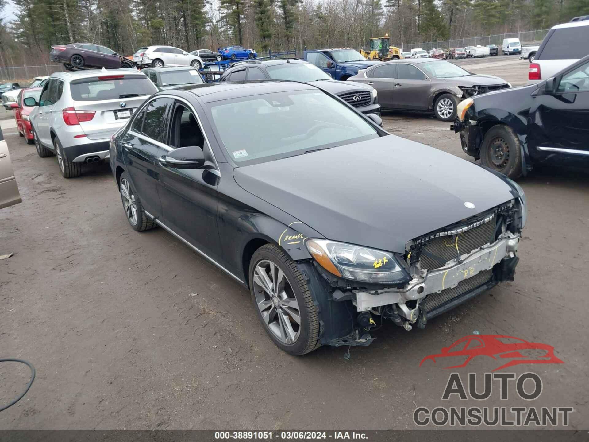 MERCEDES-BENZ C 300 2016 - WDDWF4KB1GR138494