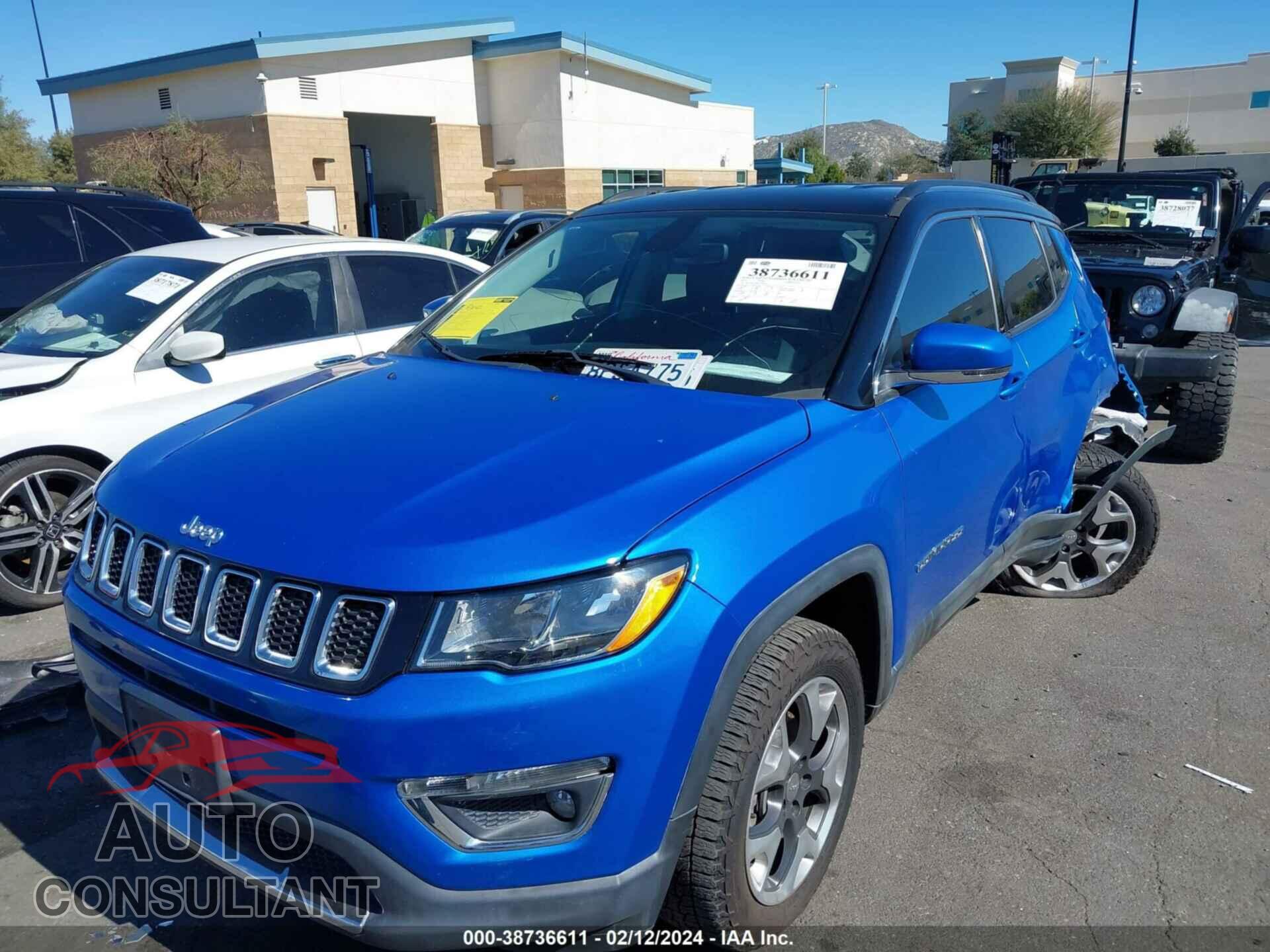 JEEP COMPASS 2019 - 3C4NJDCB0KT596076