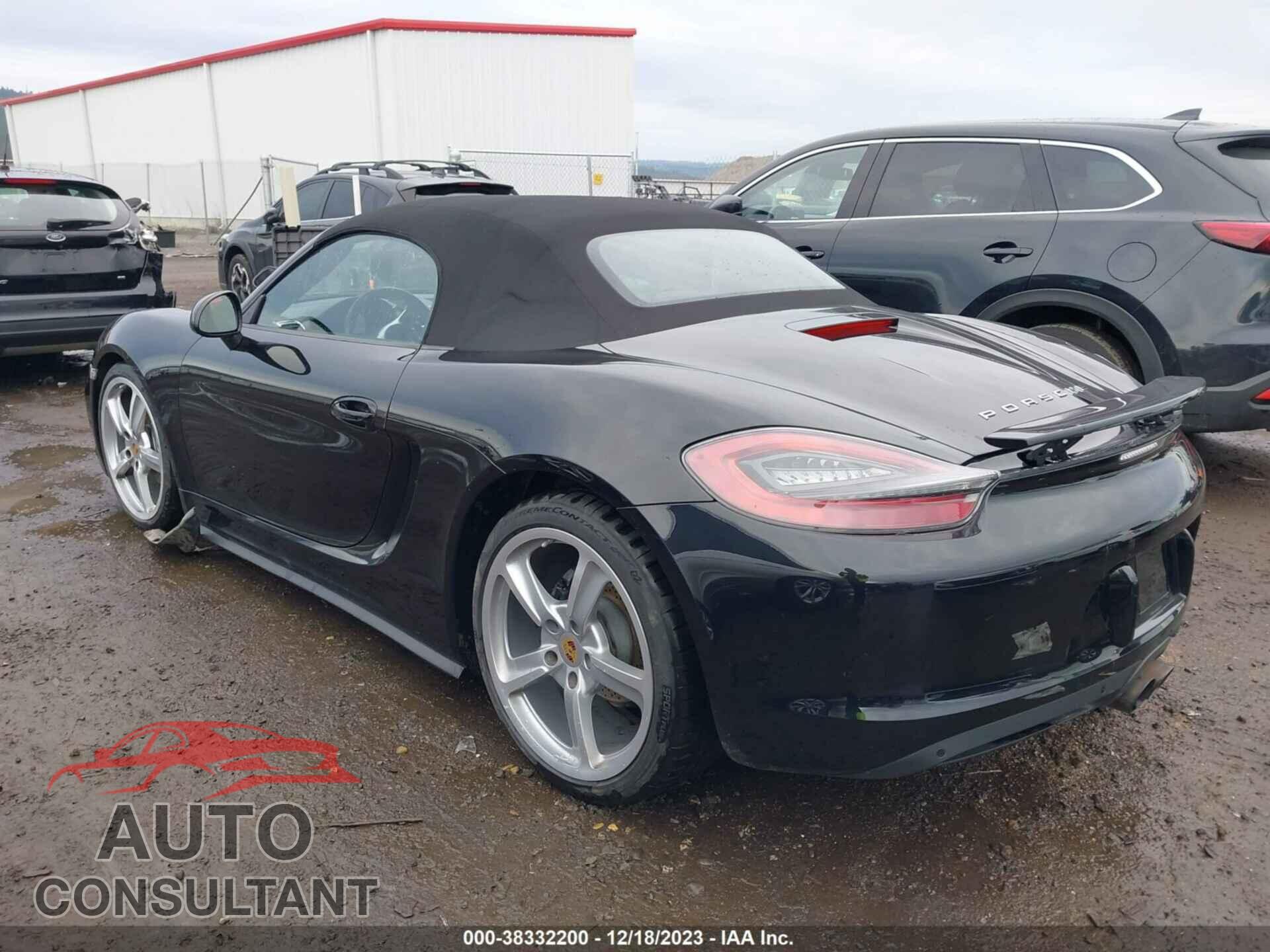 PORSCHE BOXSTER 2016 - WP0CA2A85GS120756