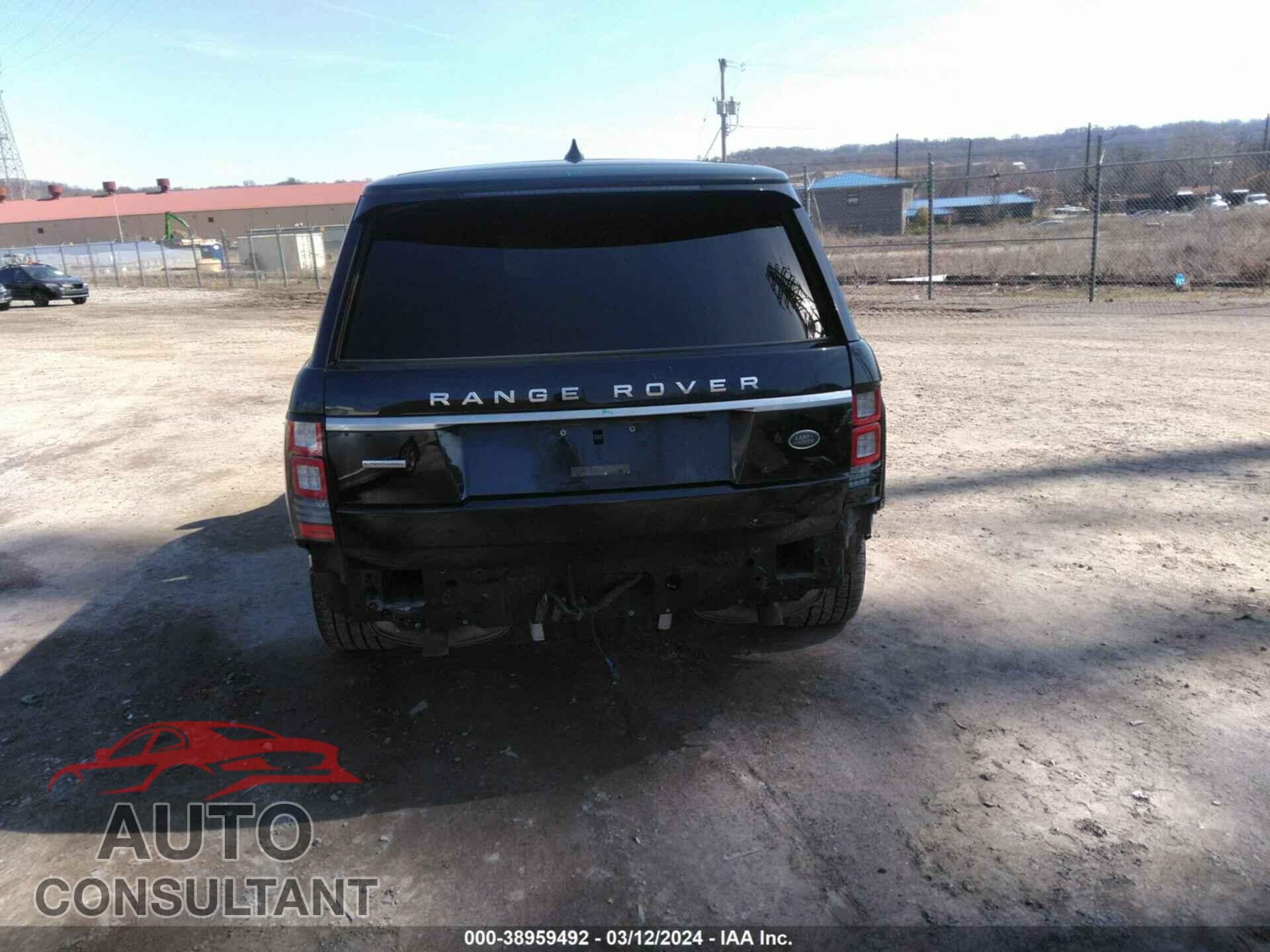 LAND ROVER RANGE ROVER 2017 - SALGS2FE4HA363682
