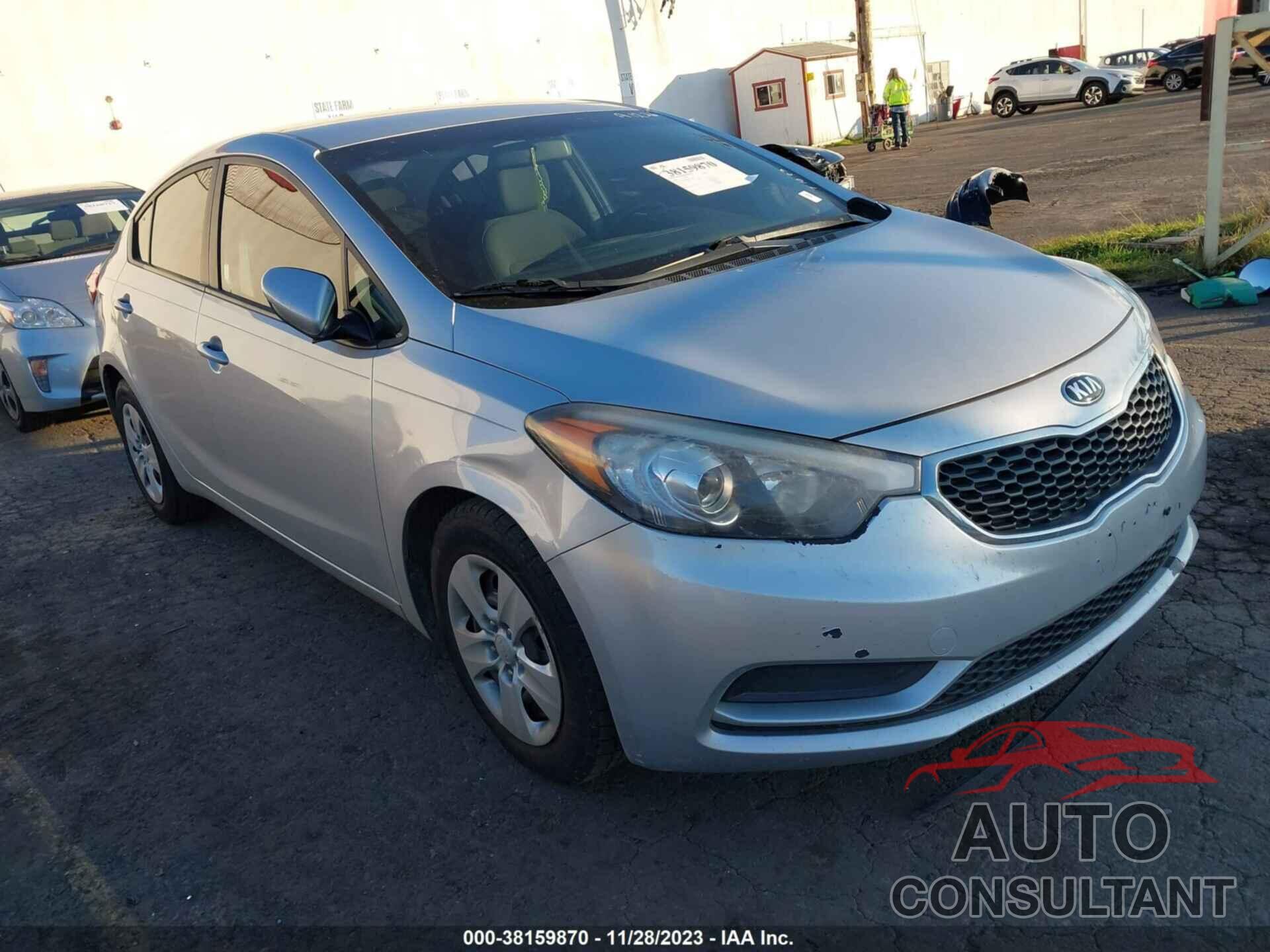 KIA FORTE 2016 - KNAFK4A60G5514259