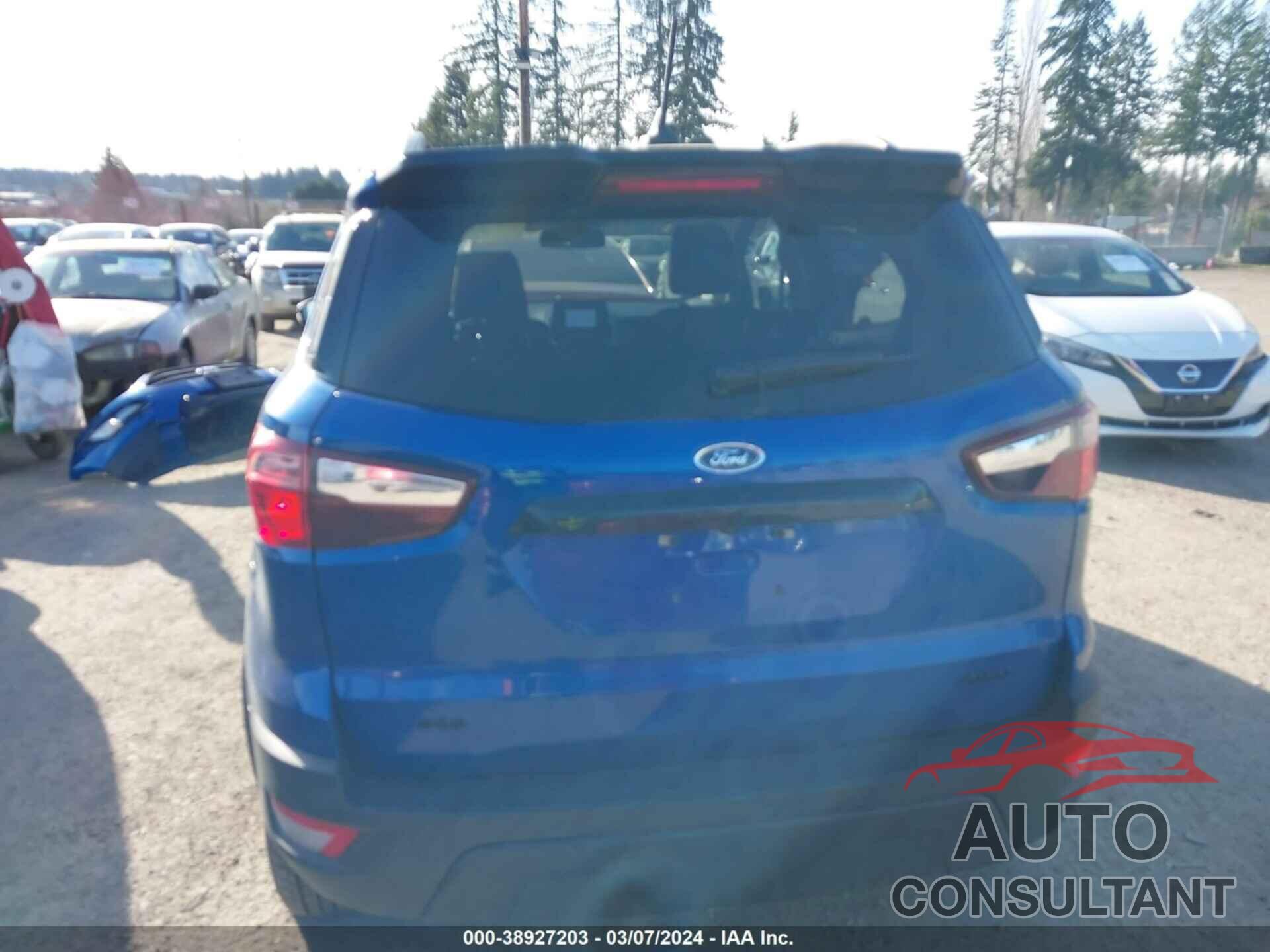 FORD ECOSPORT 2021 - MAJ6S3JL9MC455051