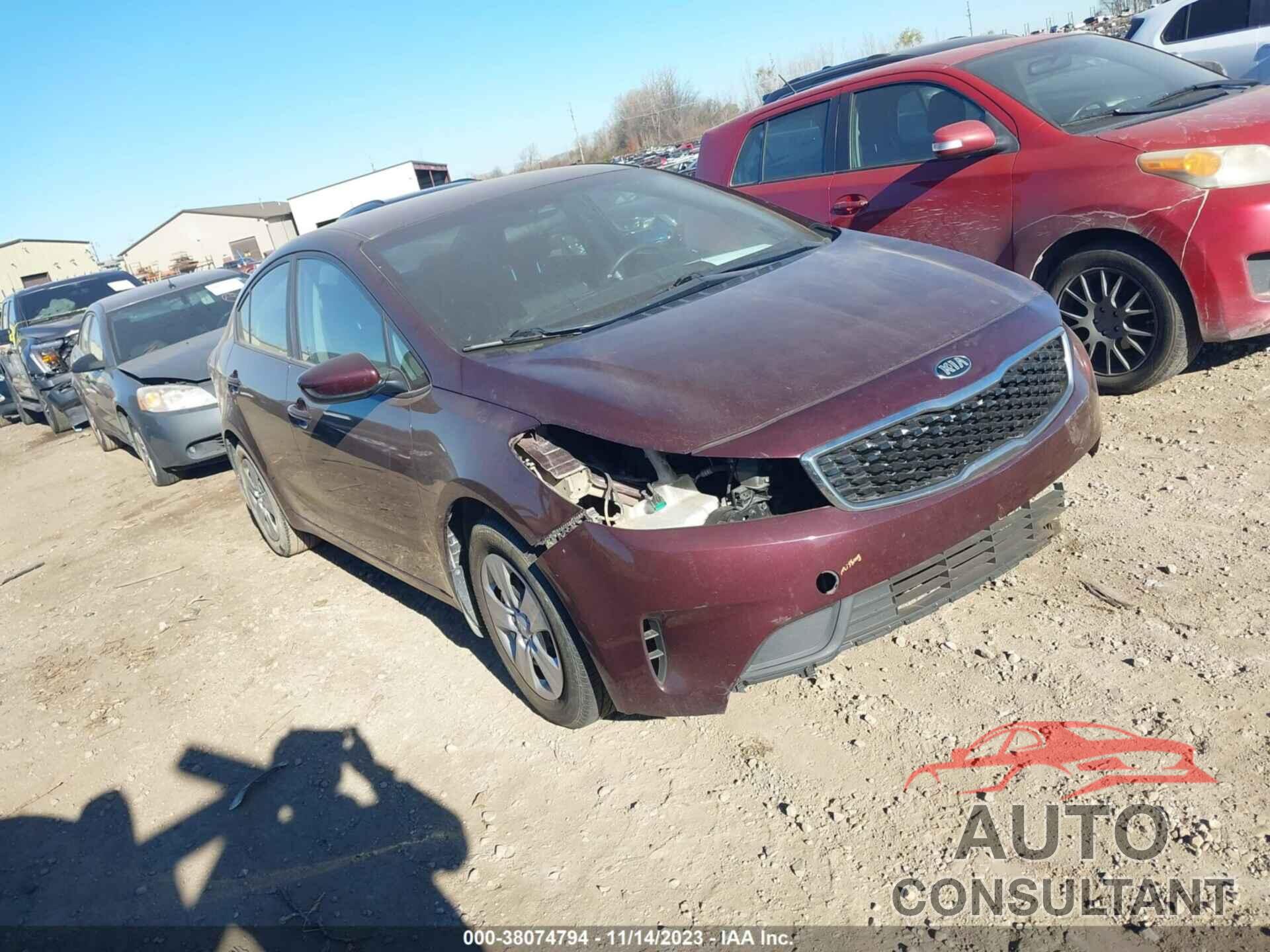 KIA FORTE 2017 - 3KPFL4A72HE118073