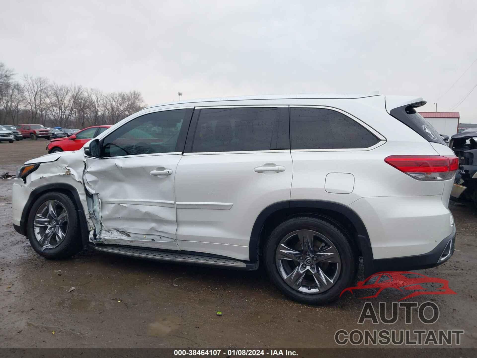 TOYOTA HIGHLANDER 2019 - 5TDDZRFH3KS701463