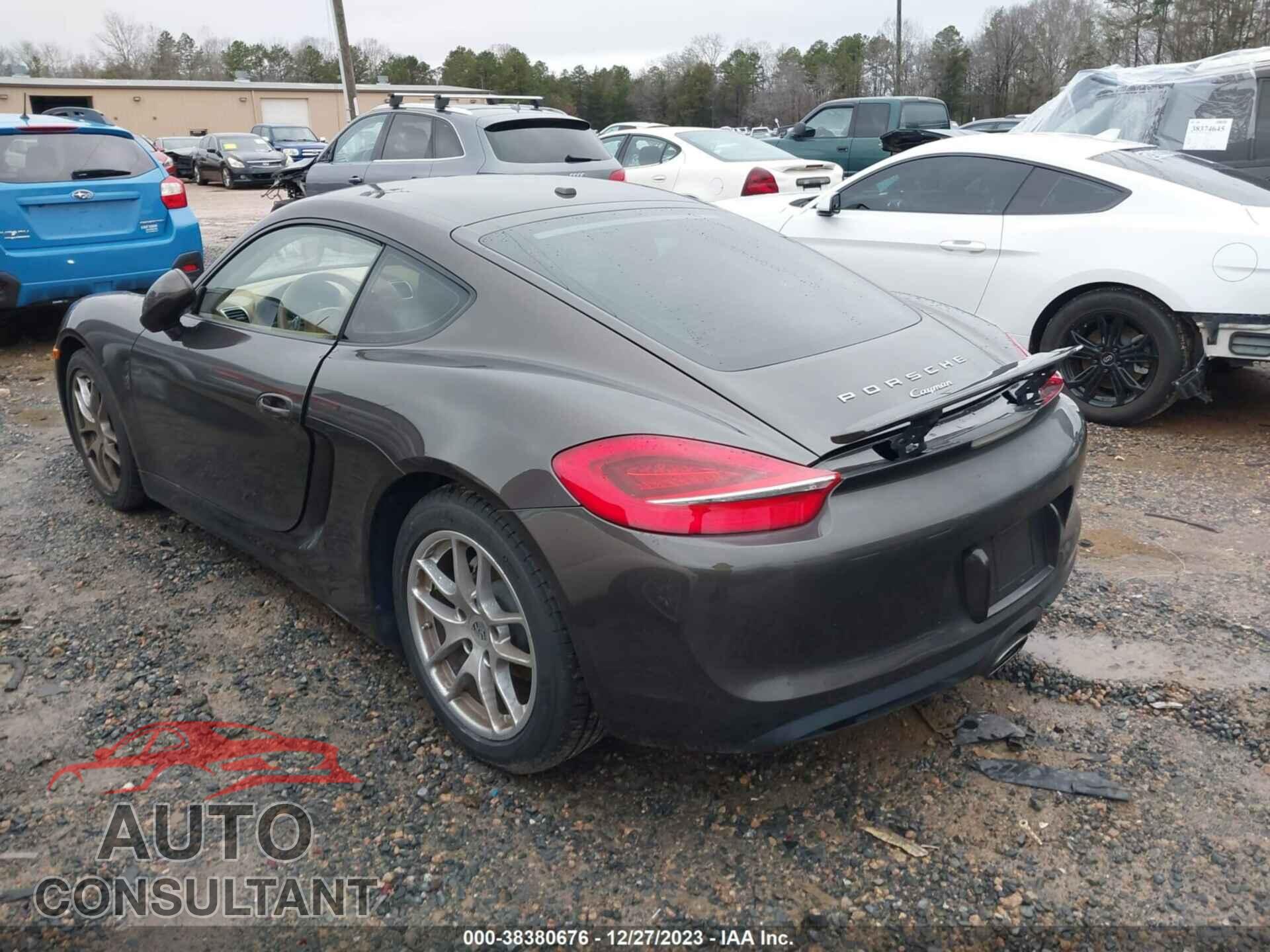 PORSCHE CAYMAN 2015 - WP0AA2A81FK161665