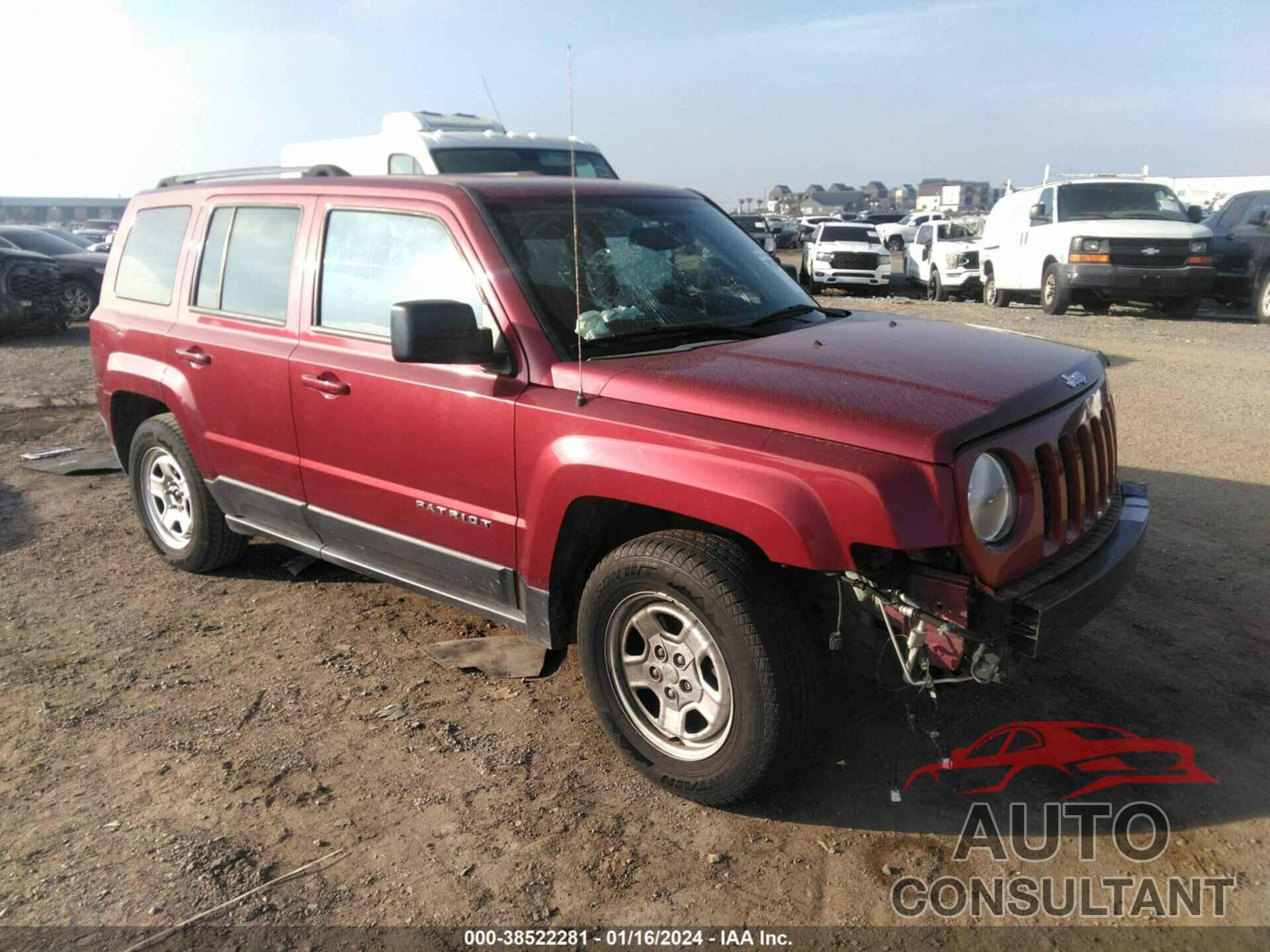 JEEP PATRIOT 2016 - 1C4NJPBA5GD811555