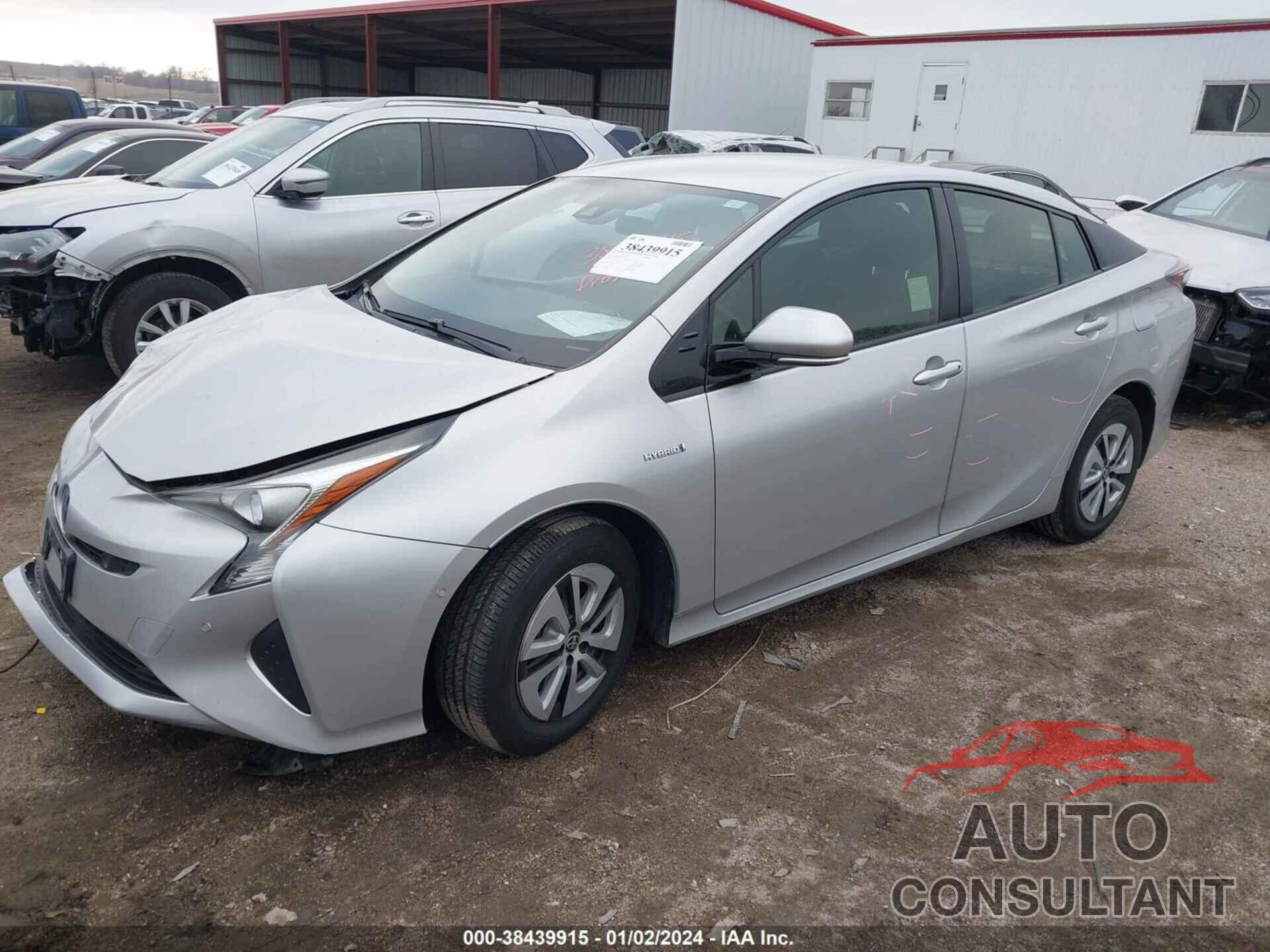 TOYOTA PRIUS 2018 - JTDKBRFUXJ3077573