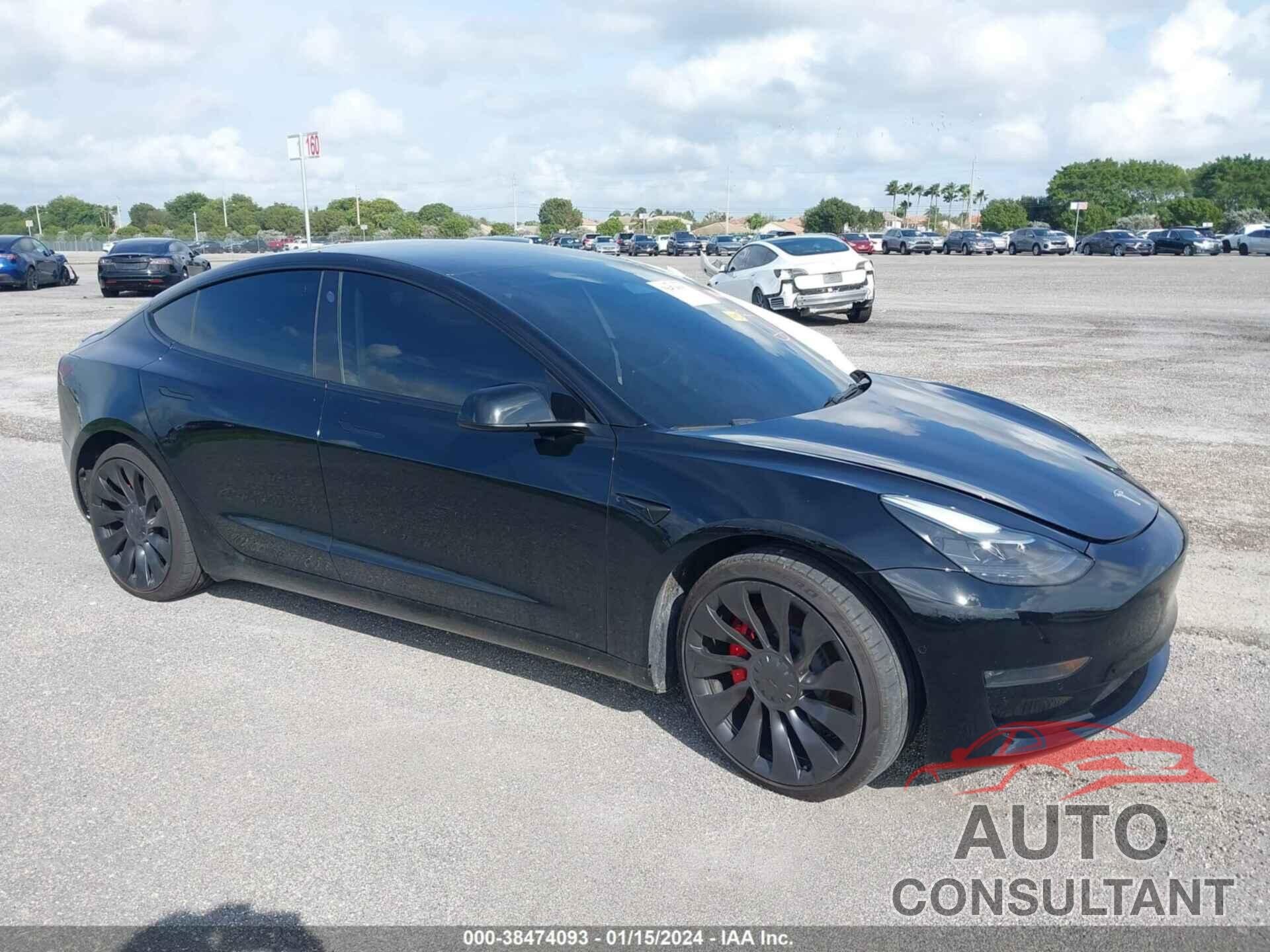 TESLA MODEL 3 2022 - 5YJ3E1EC1NF275277