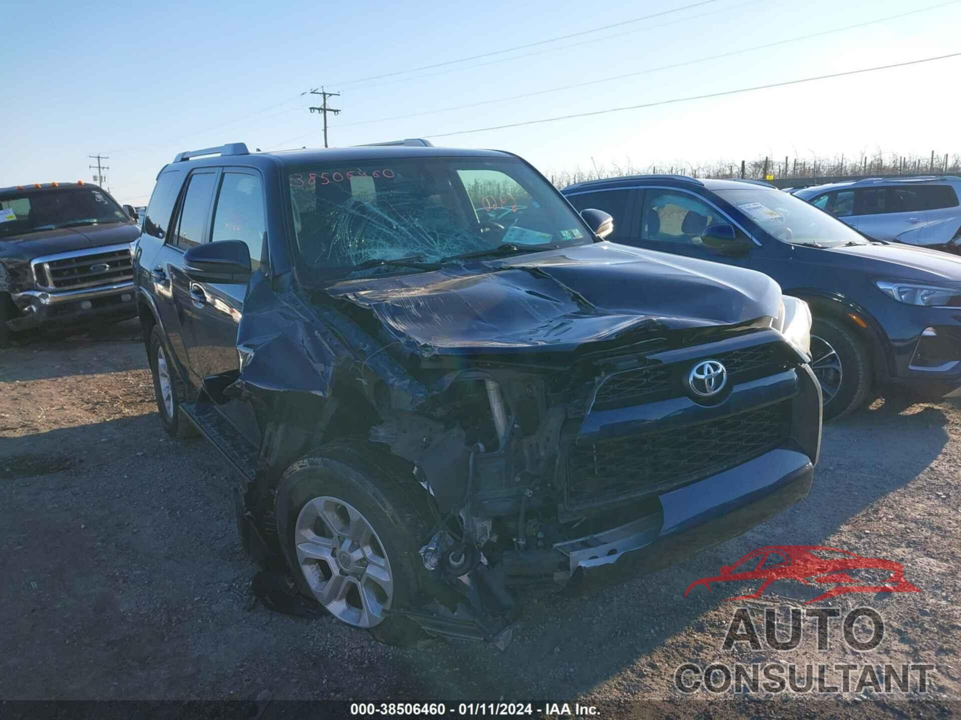 TOYOTA 4RUNNER 2016 - JTEBU5JR3G5387448