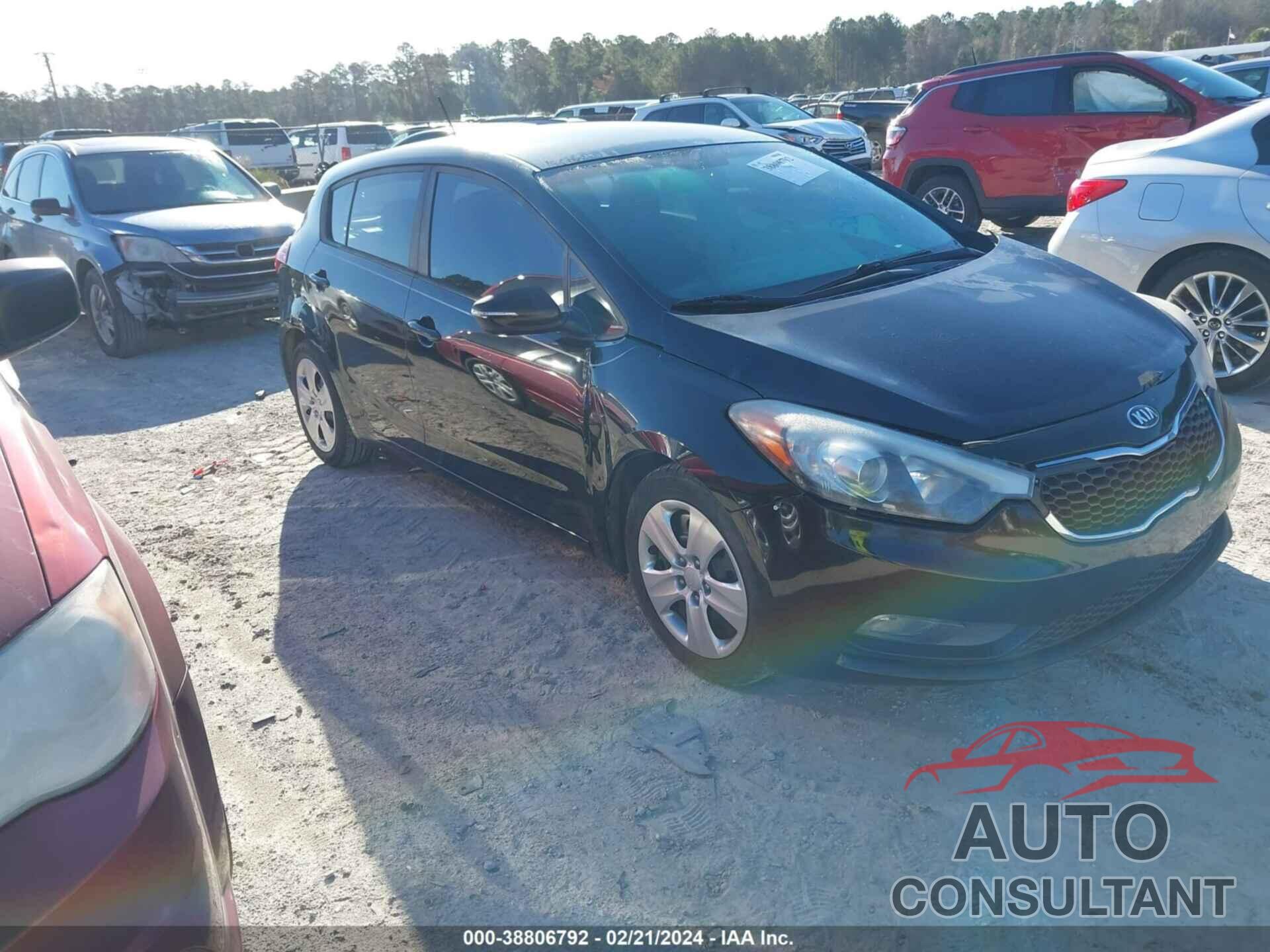 KIA FORTE 2016 - KNAFK5A88G5590240