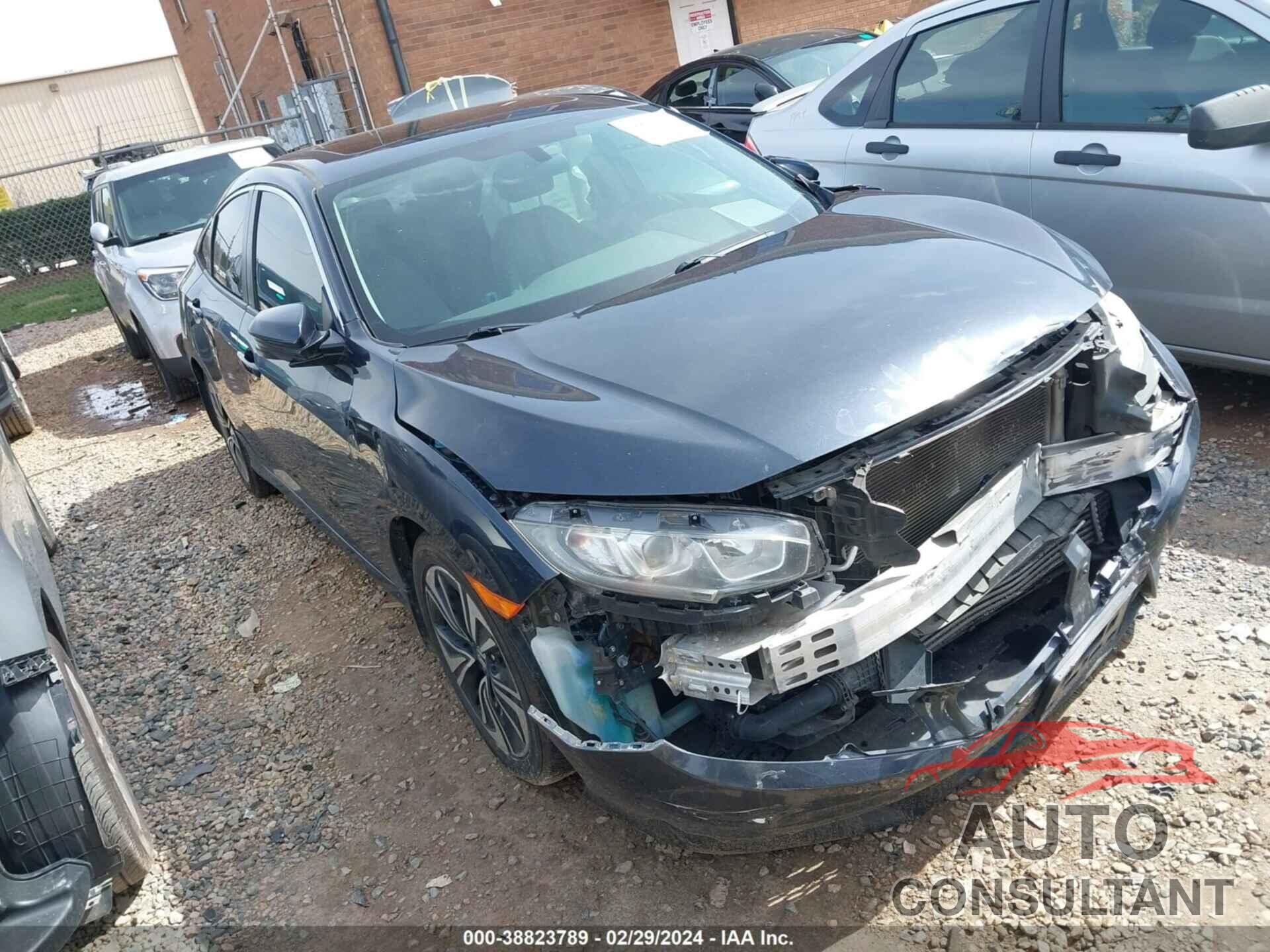 HONDA CIVIC SEDAN 2016 - 19XFC1F38GE008664