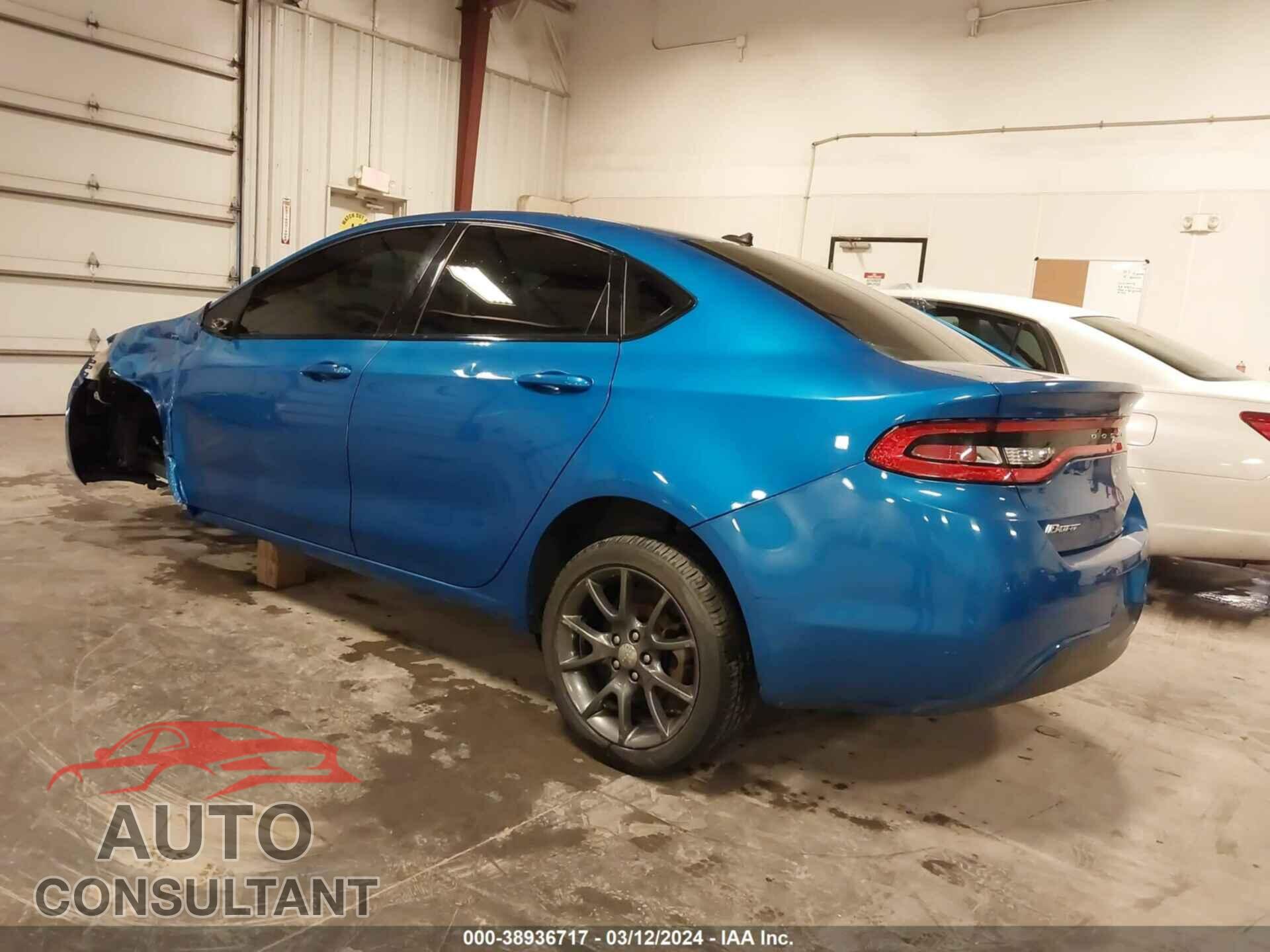 DODGE DART 2016 - 1C3CDFAA7GD704229