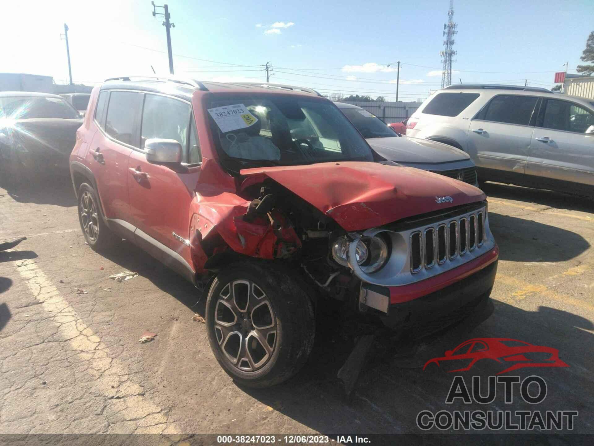 JEEP RENEGADE 2017 - ZACCJADB7HPE39732