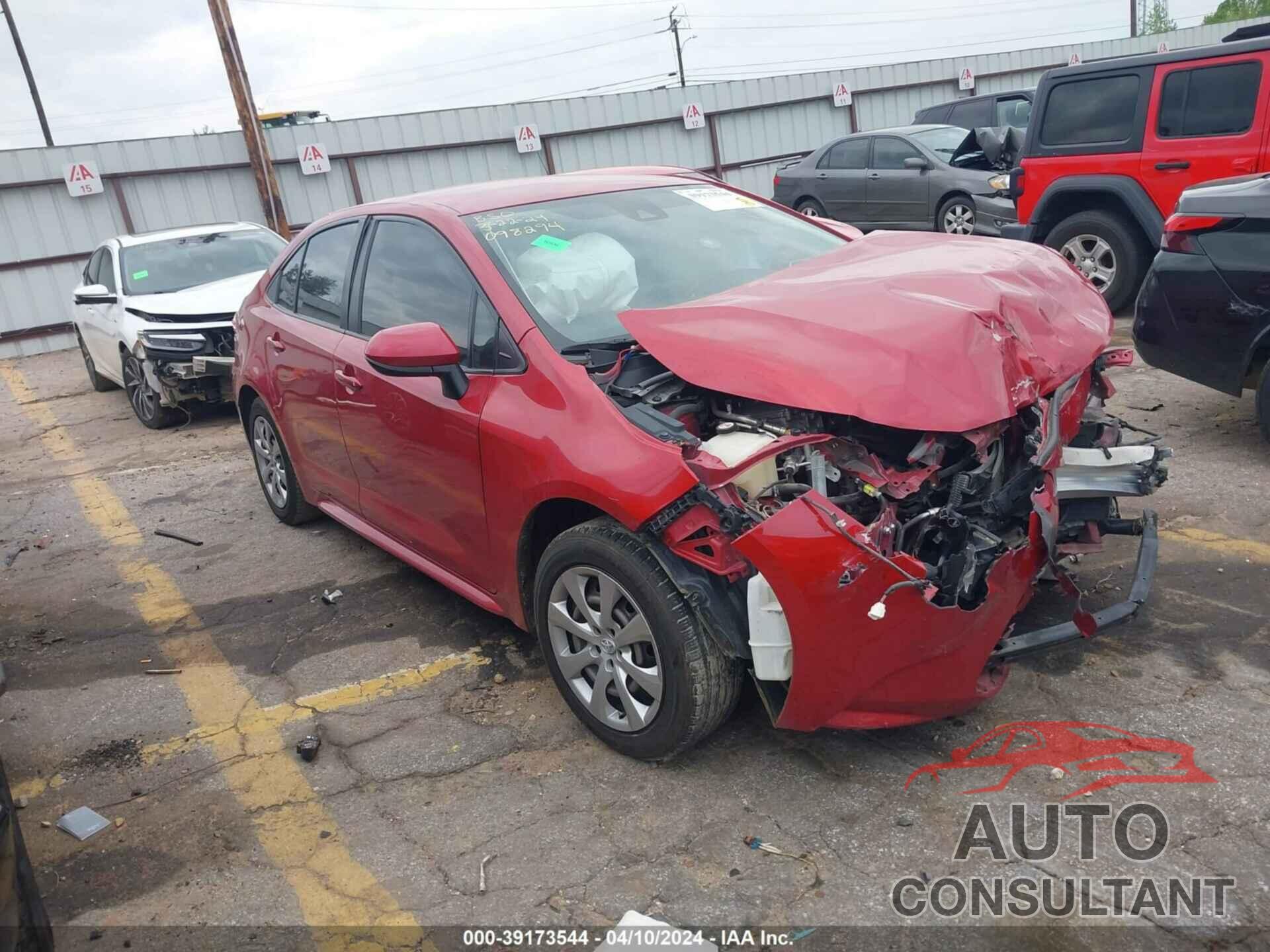 TOYOTA COROLLA 2020 - JTDEPRAE5LJ098294
