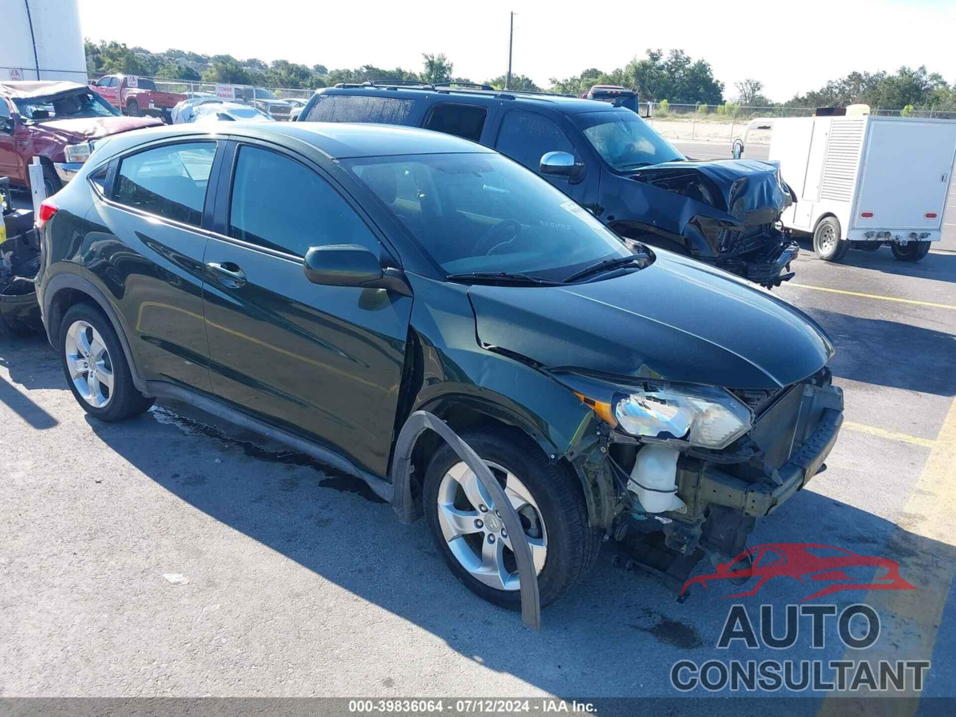 HONDA HR-V 2016 - 3CZRU5H39GM709101