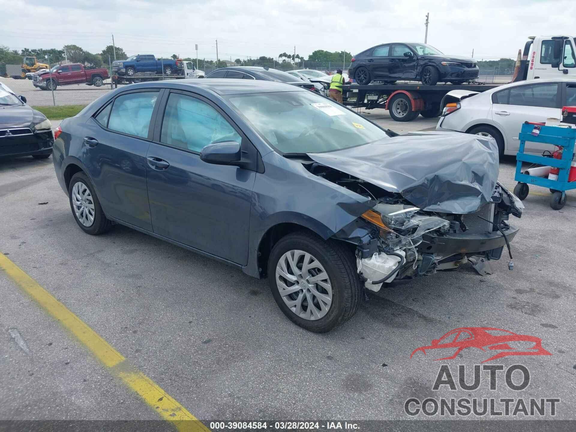 TOYOTA COROLLA 2019 - 5YFBURHE7KP941911