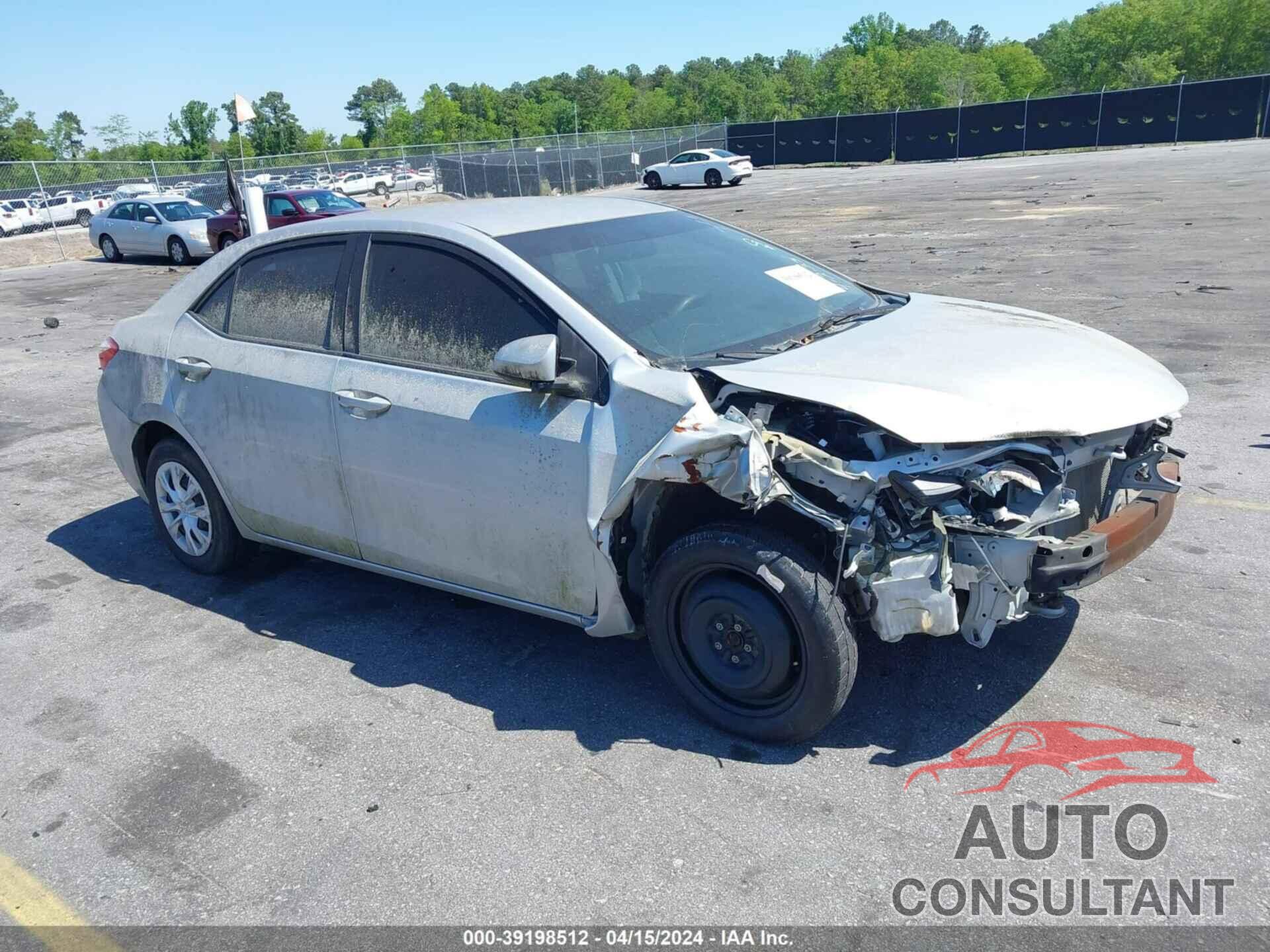 TOYOTA COROLLA 2016 - 2T1BURHE6GC630364