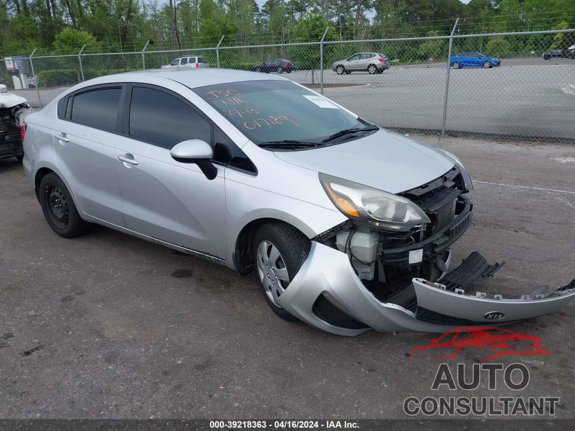 KIA RIO 2017 - KNADM4A33H6017189