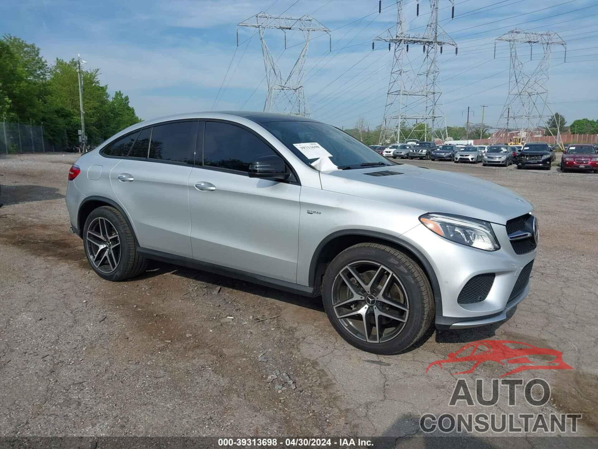 MERCEDES-BENZ AMG GLE 43 COUPE 2017 - 4JGED6EBXHA066905